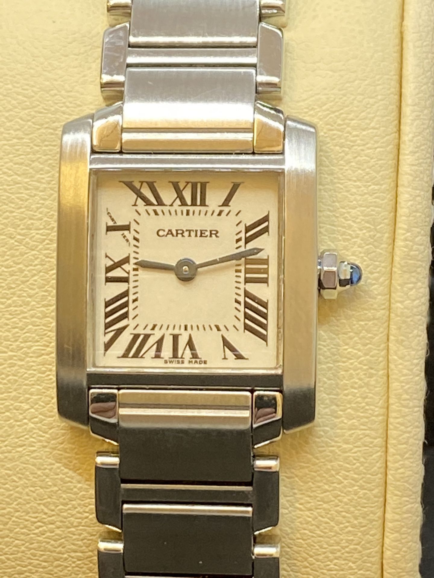 CARTIER STAINLESS STEEL WATCH