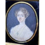 FRAMED VINTAGE PAINTING OF WOMAN