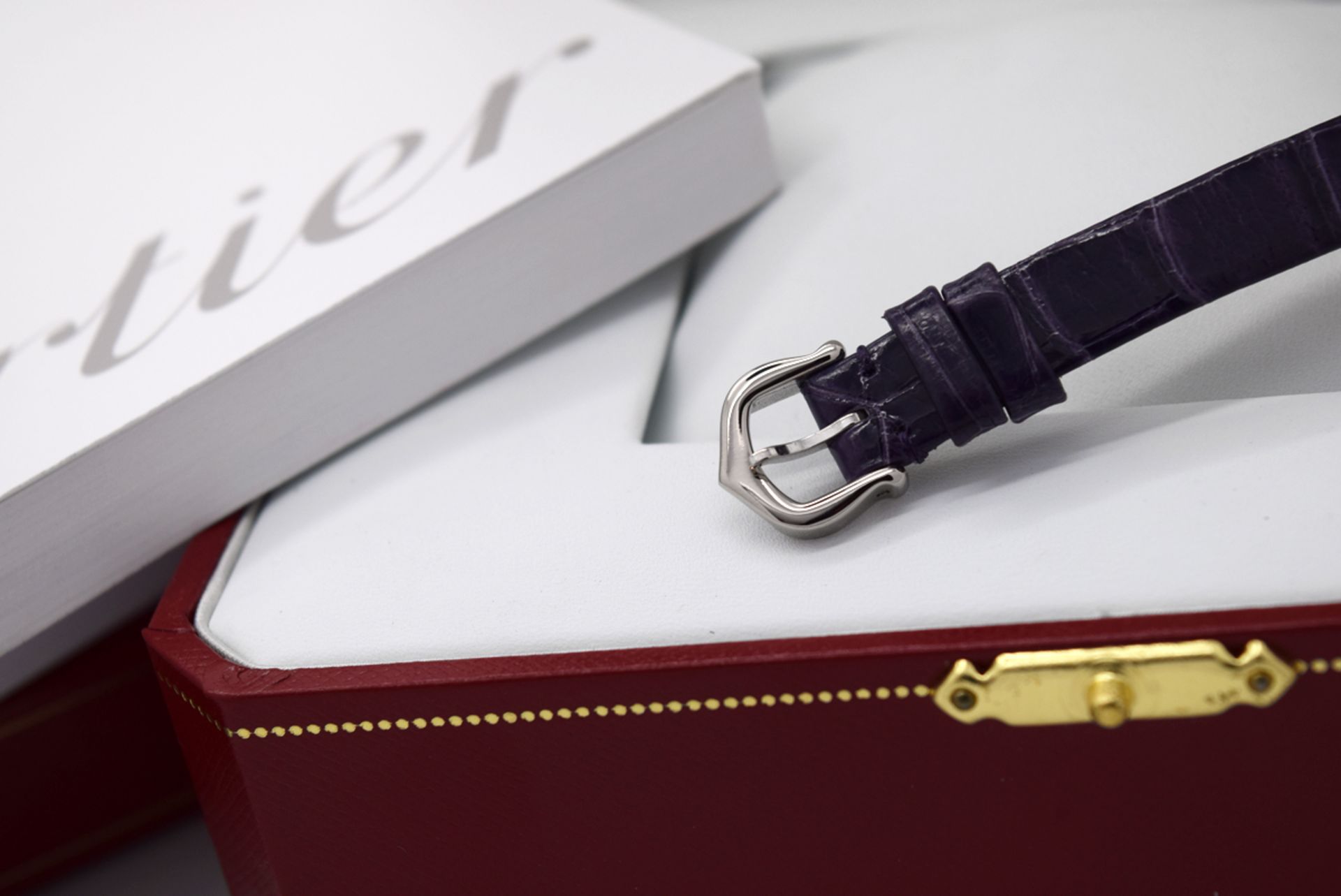 CARTIER 'LOVE' DIAMONDS WATCH - 18K WHITE GOLD AND DIAMONDS - BOX AND PAPERS! - Image 12 of 15