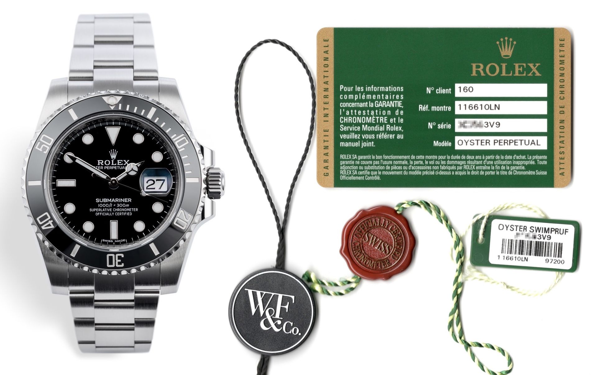 Investment - Rolex Submariner Ref. 116610LN - Full Collectors Set + Watchfinder & Co. Receipt - Image 2 of 4