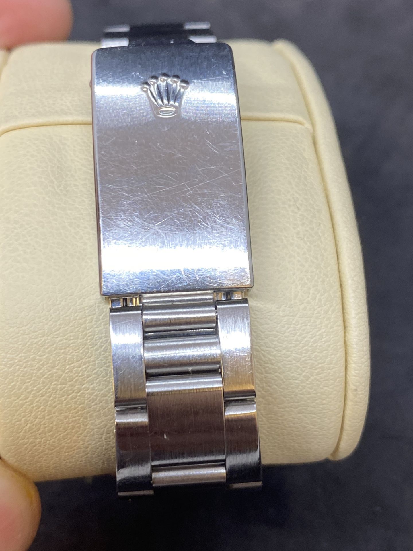 ROLEX OYSTER PERPETUAL DATE STAINLESS STEEL WATCH - Image 8 of 8