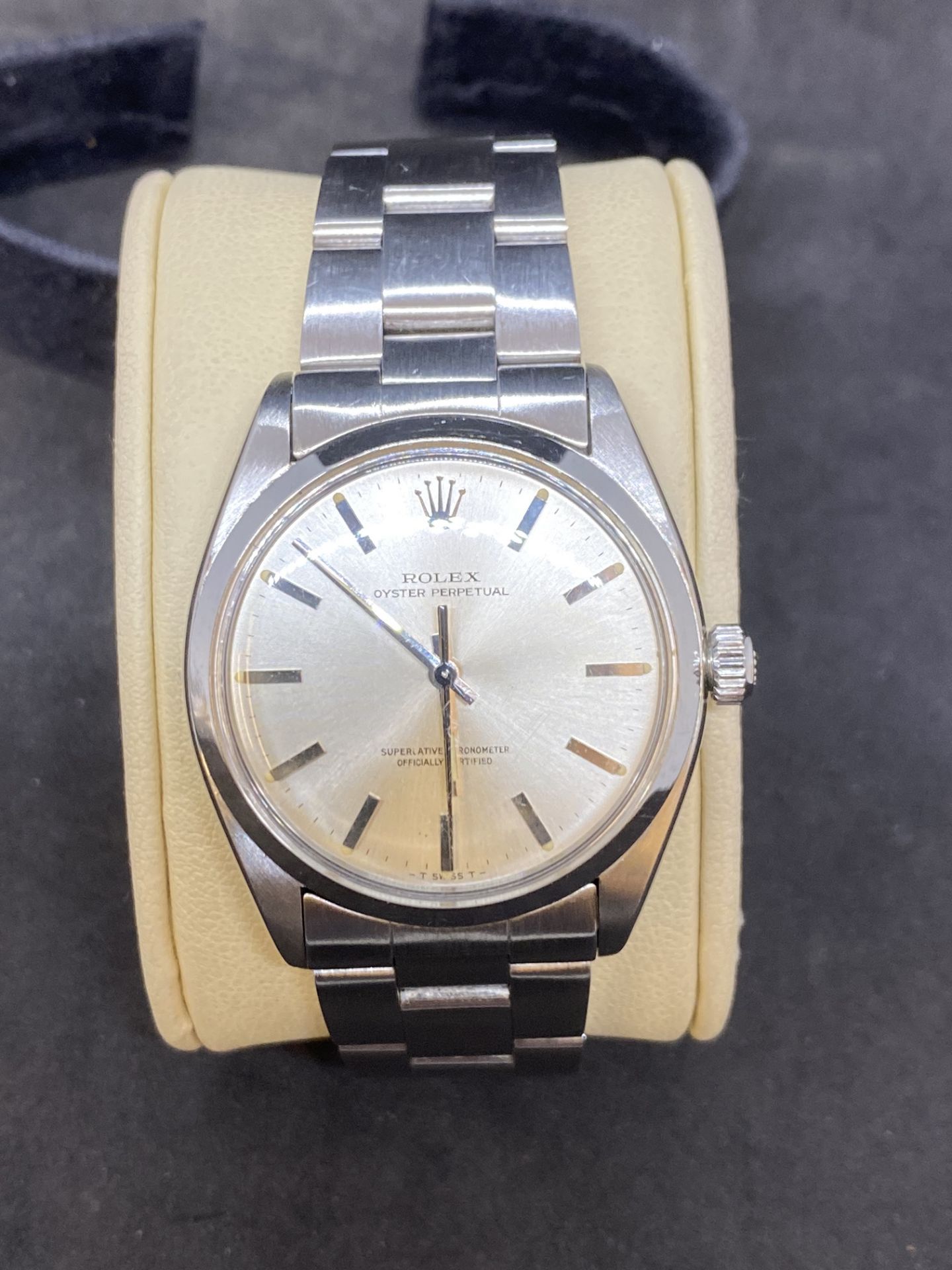 ROLEX OYSTER PERPETUAL STAINLESS STEEL AUTOMATIC WATCH - Image 4 of 7