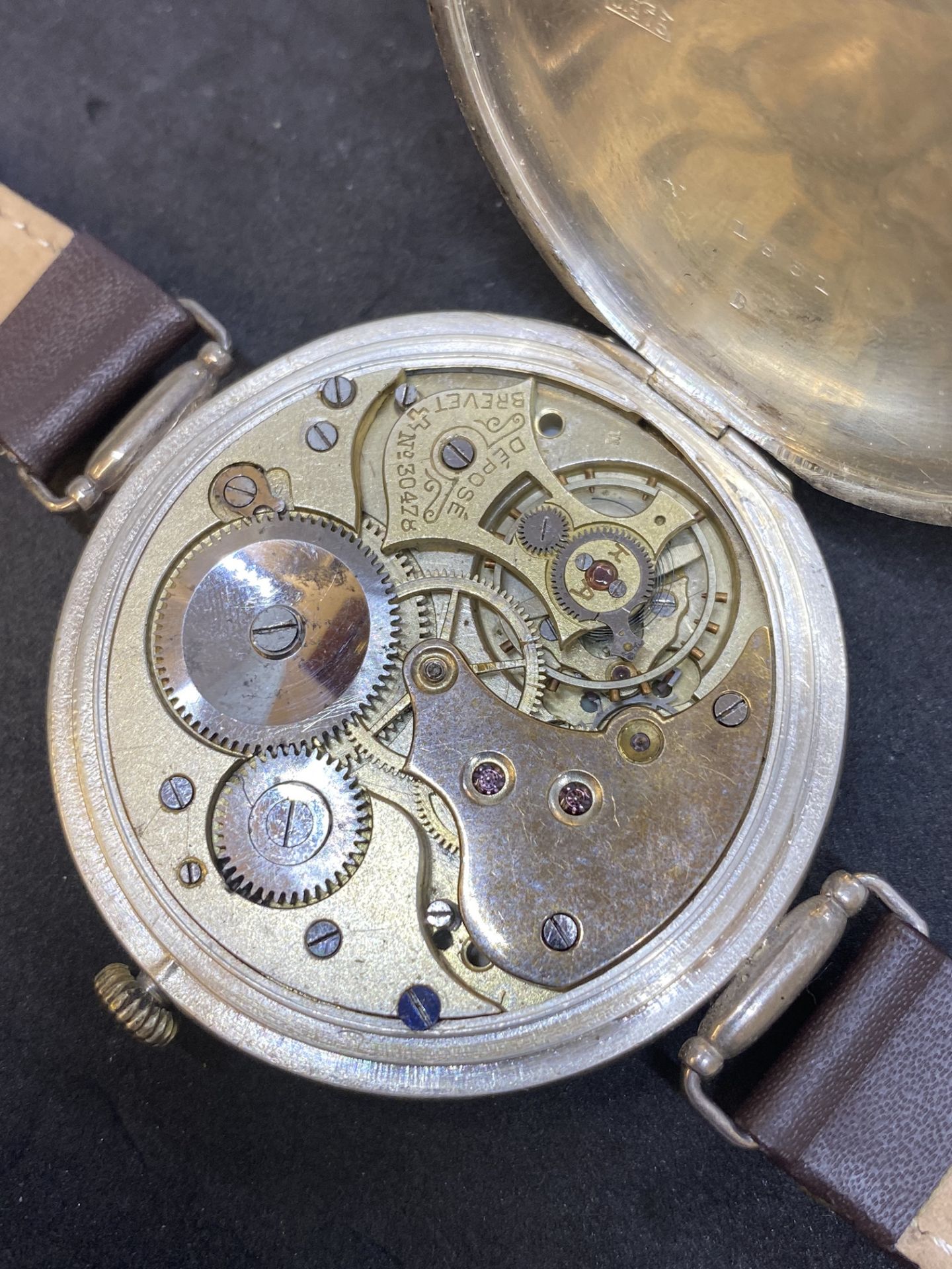 LARGE WATCH (POSSIBLY CONVERTED POCKET WATCH?) - Image 10 of 12