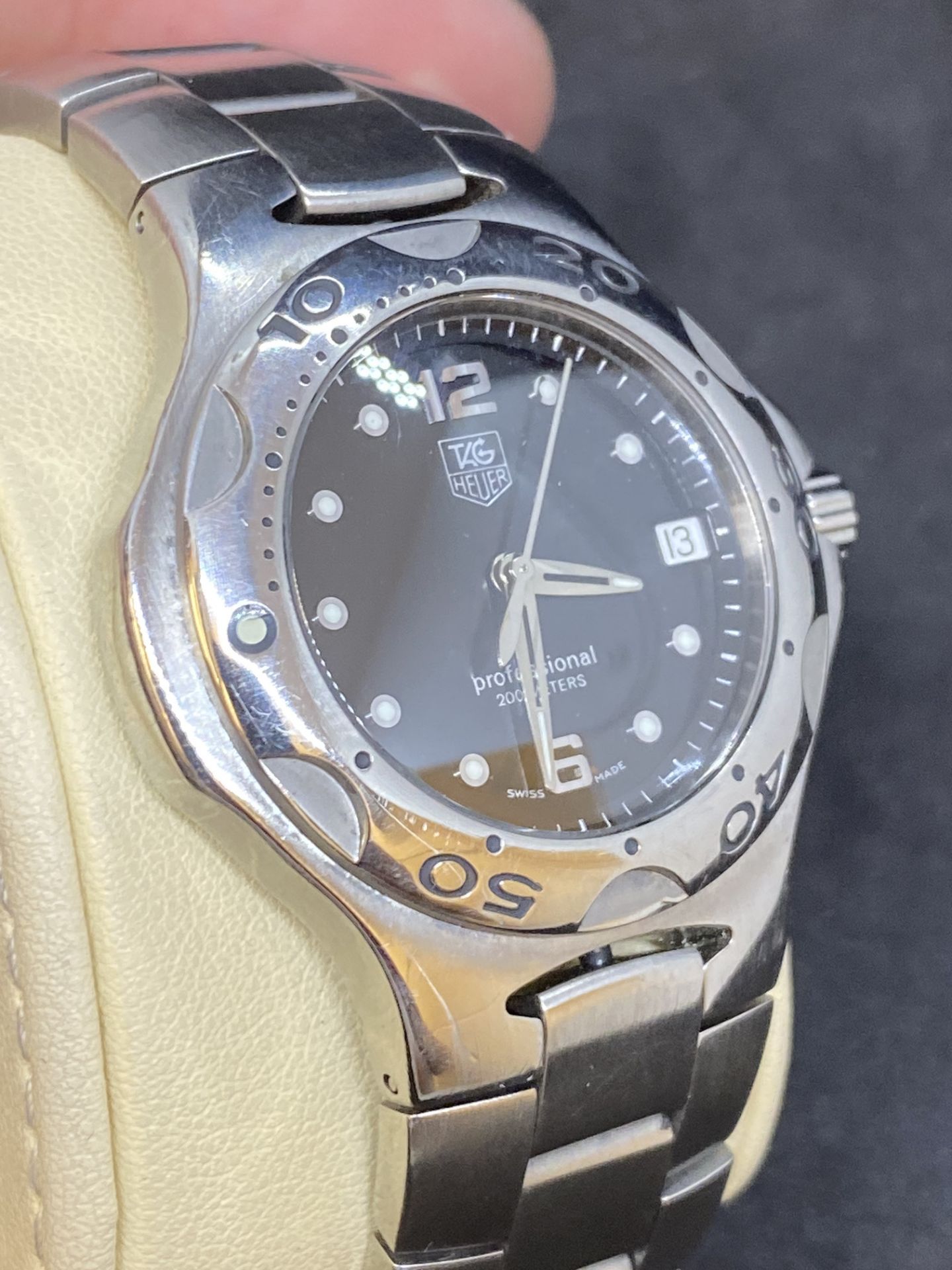 TAG HEUER STAINLESS STEEL WATCH - Image 3 of 7