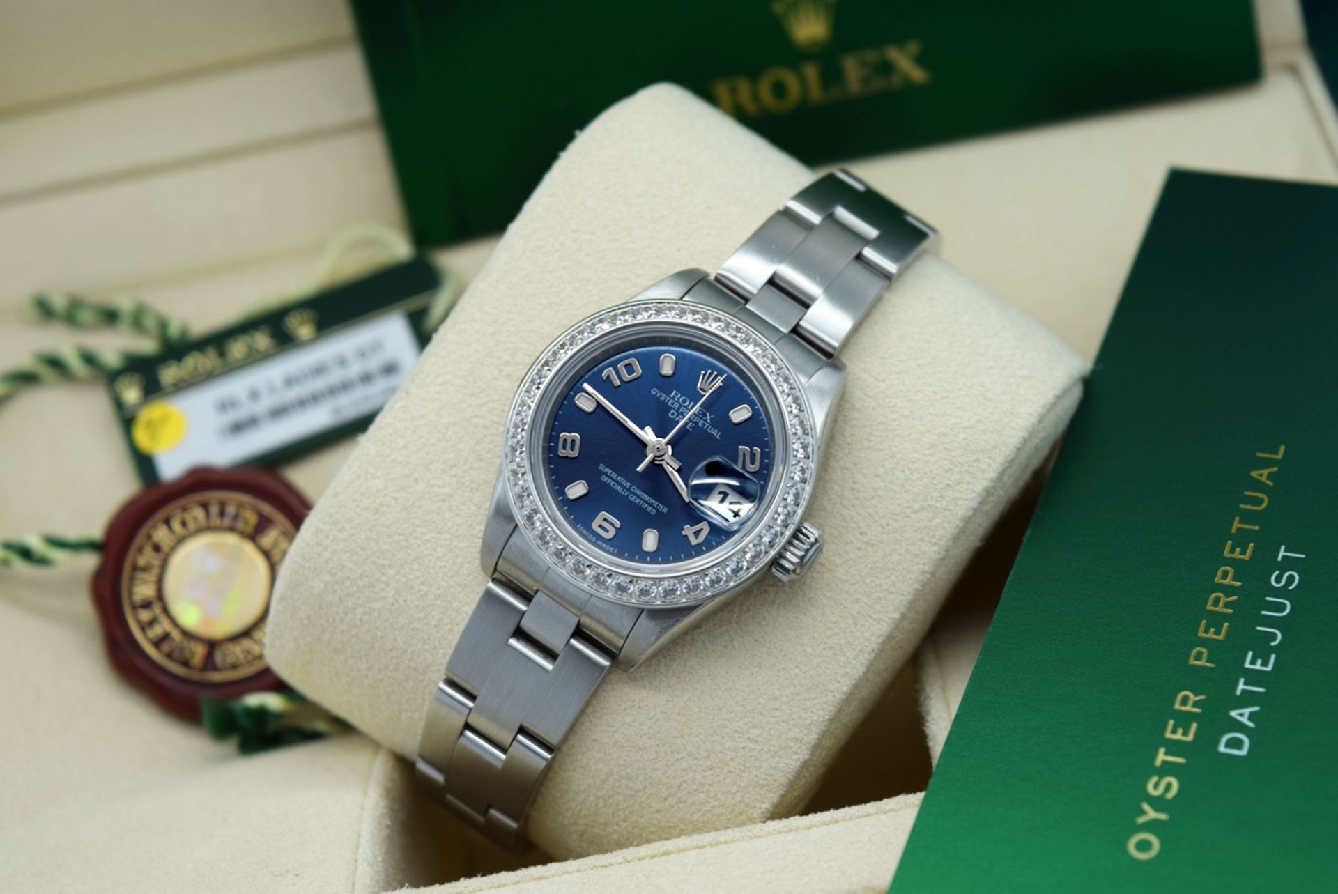 Rolex Lady Date - Ladies 26mm - Stainless Steel with Navy Dial - Image 5 of 9