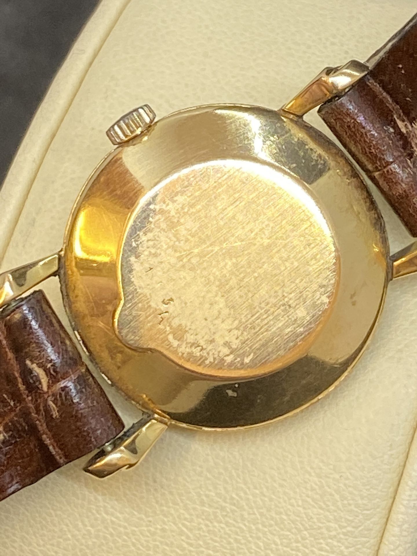 JAEGER LECOULTRE 18ct GOLD WATCH - Image 6 of 9