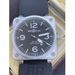 LARGE WATCH MARKED BELL & ROSS
