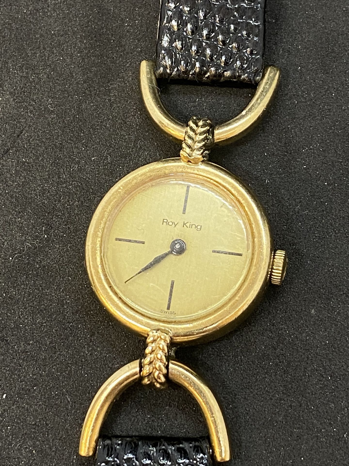 ROY KING 9CT GOLD WATCH - 19 GRAMS - Image 5 of 6
