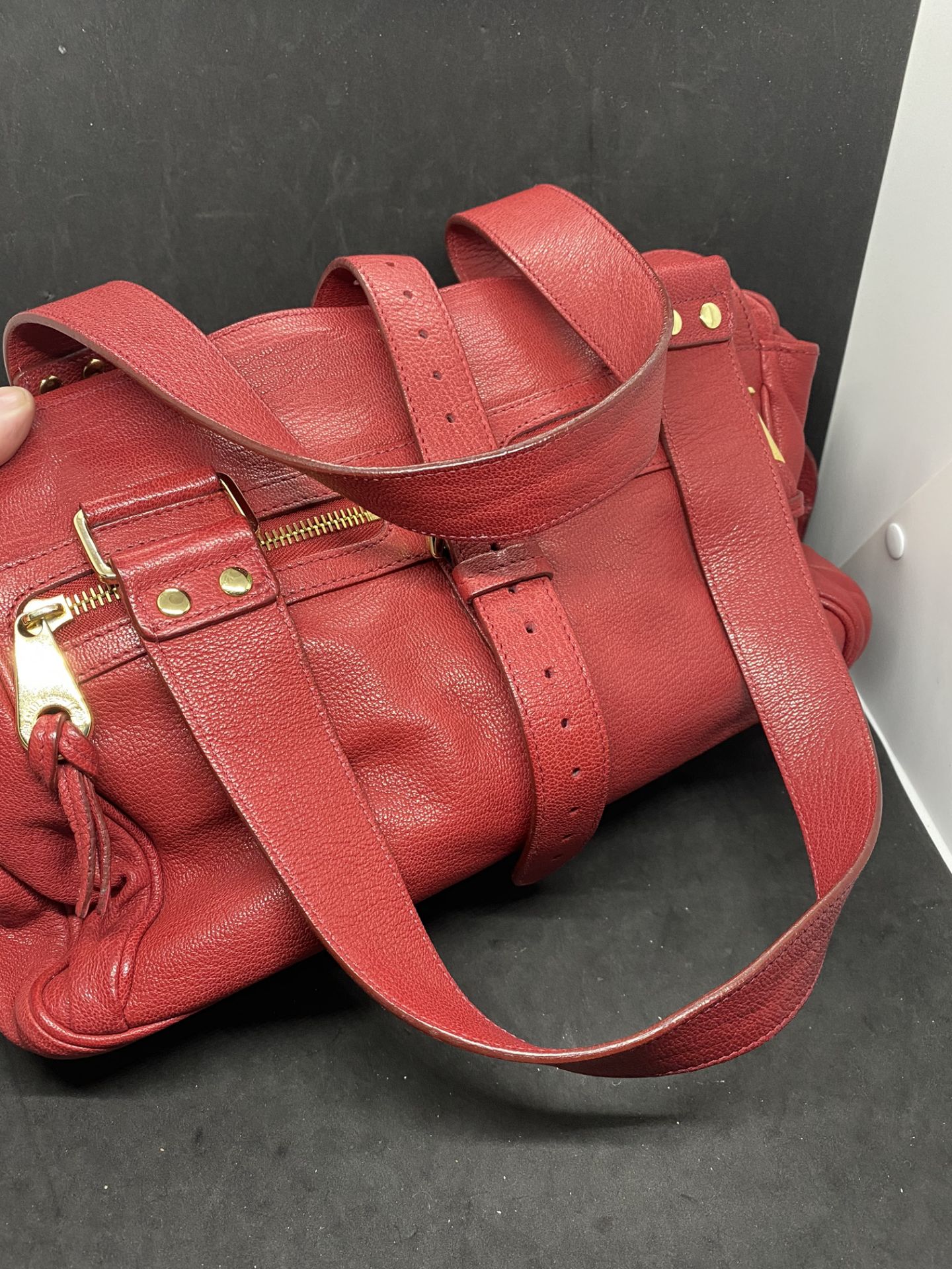 RED MULBERRY HANDBAG WITH DUSTBAG