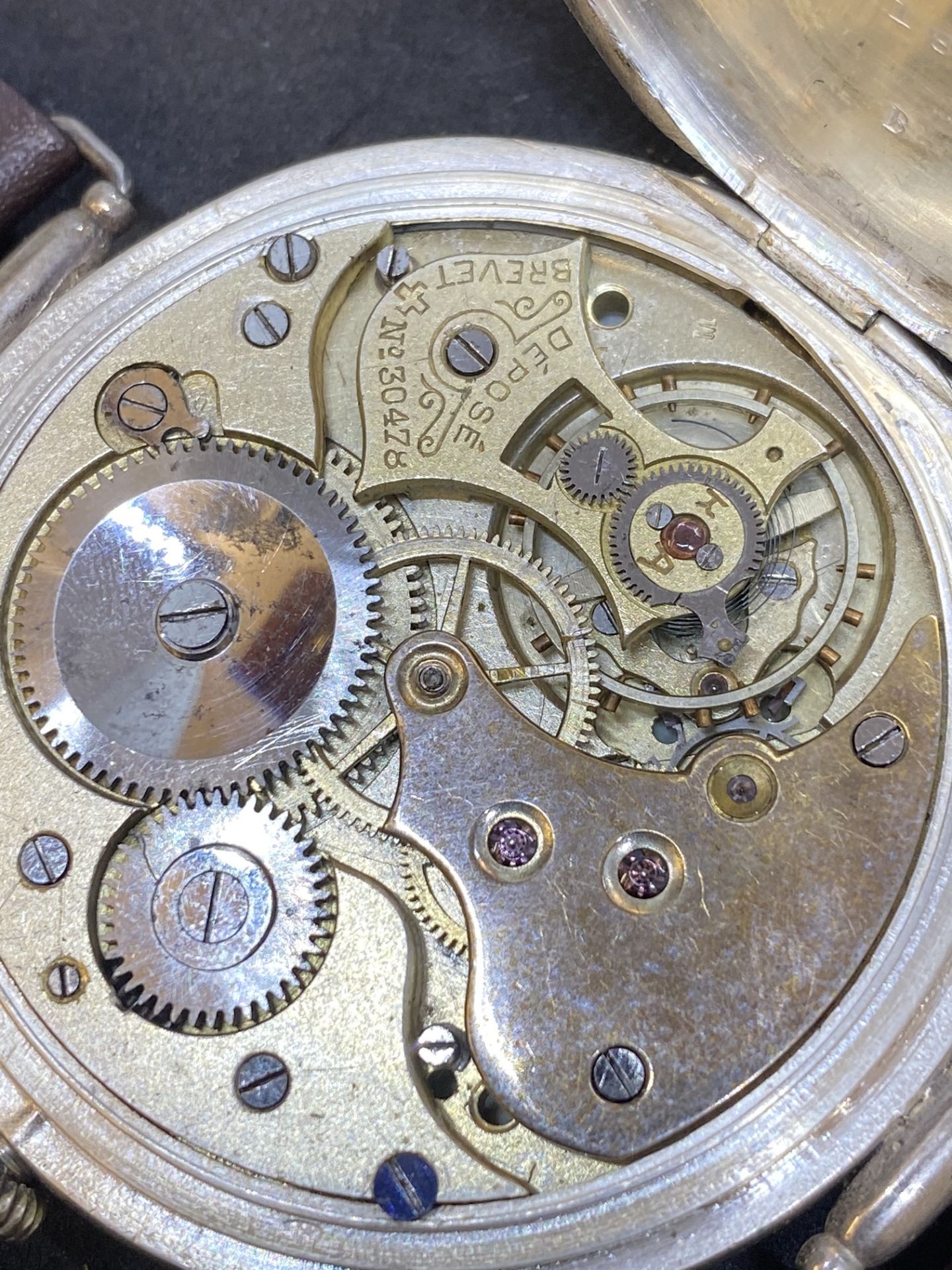 LARGE WATCH (POSSIBLY CONVERTED POCKET WATCH?) - Image 11 of 12