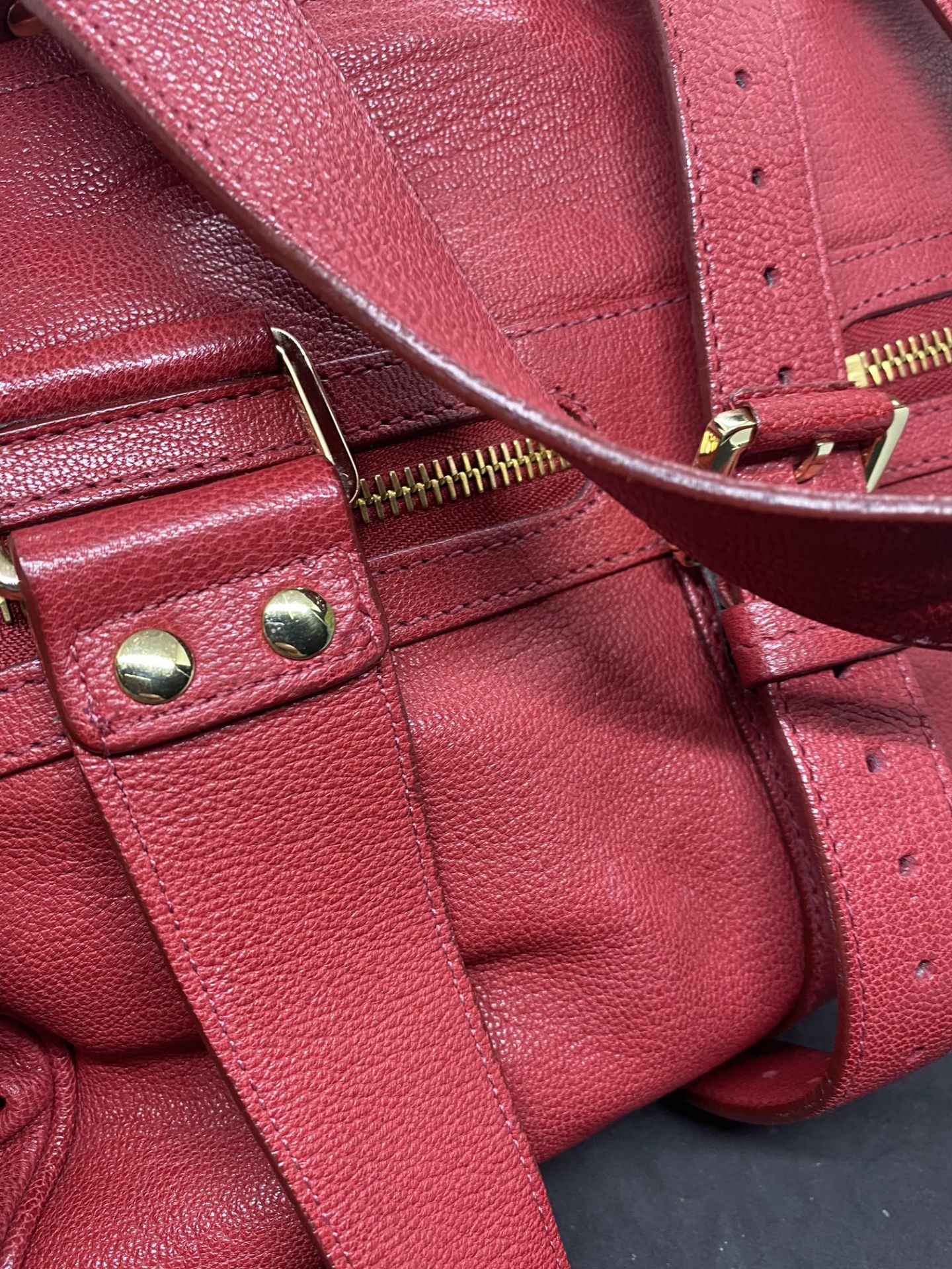 RED MULBERRY HANDBAG WITH DUSTBAG - Image 7 of 16