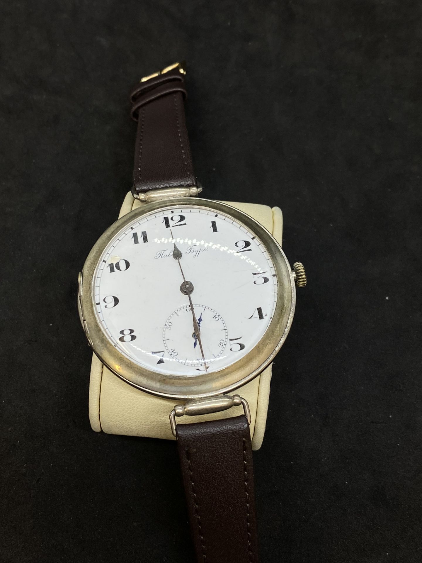 LARGE WATCH (POSSIBLY CONVERTED POCKET WATCH?) - Image 2 of 12