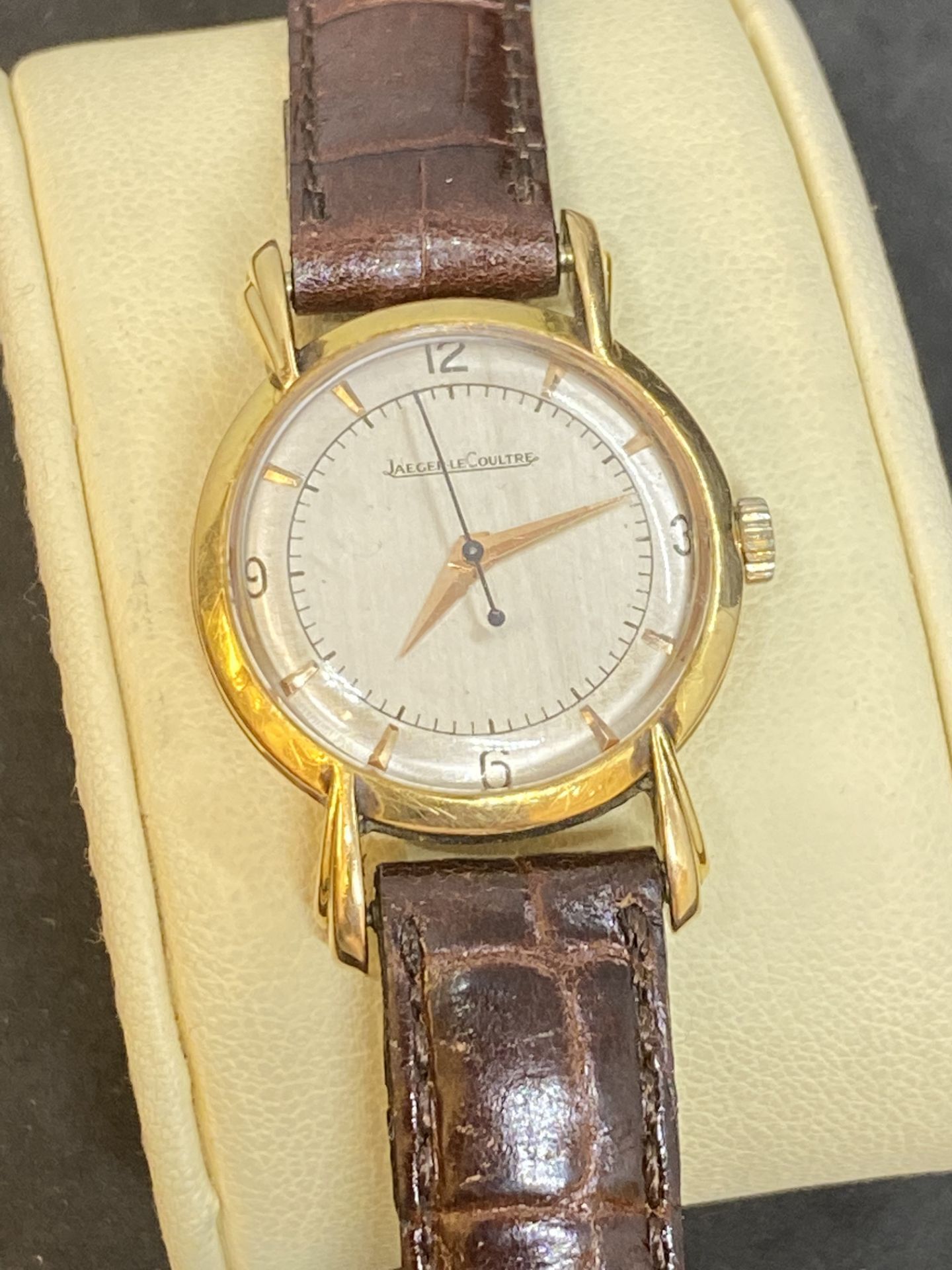 JAEGER LECOULTRE 18ct GOLD WATCH - Image 3 of 9