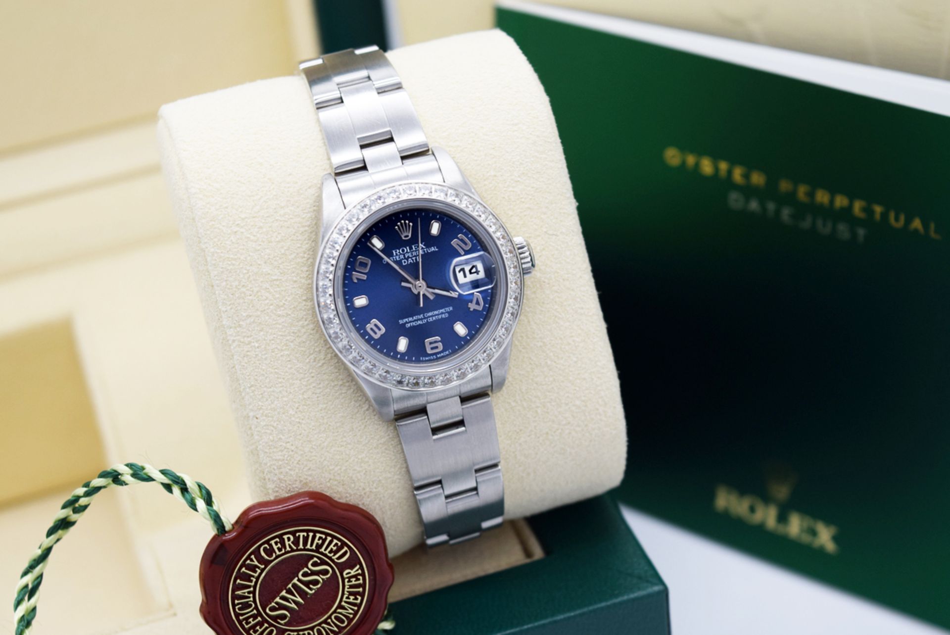 Rolex Datejust - Ladies 26mm - Stainless Steel with Navy Dial - Image 9 of 9