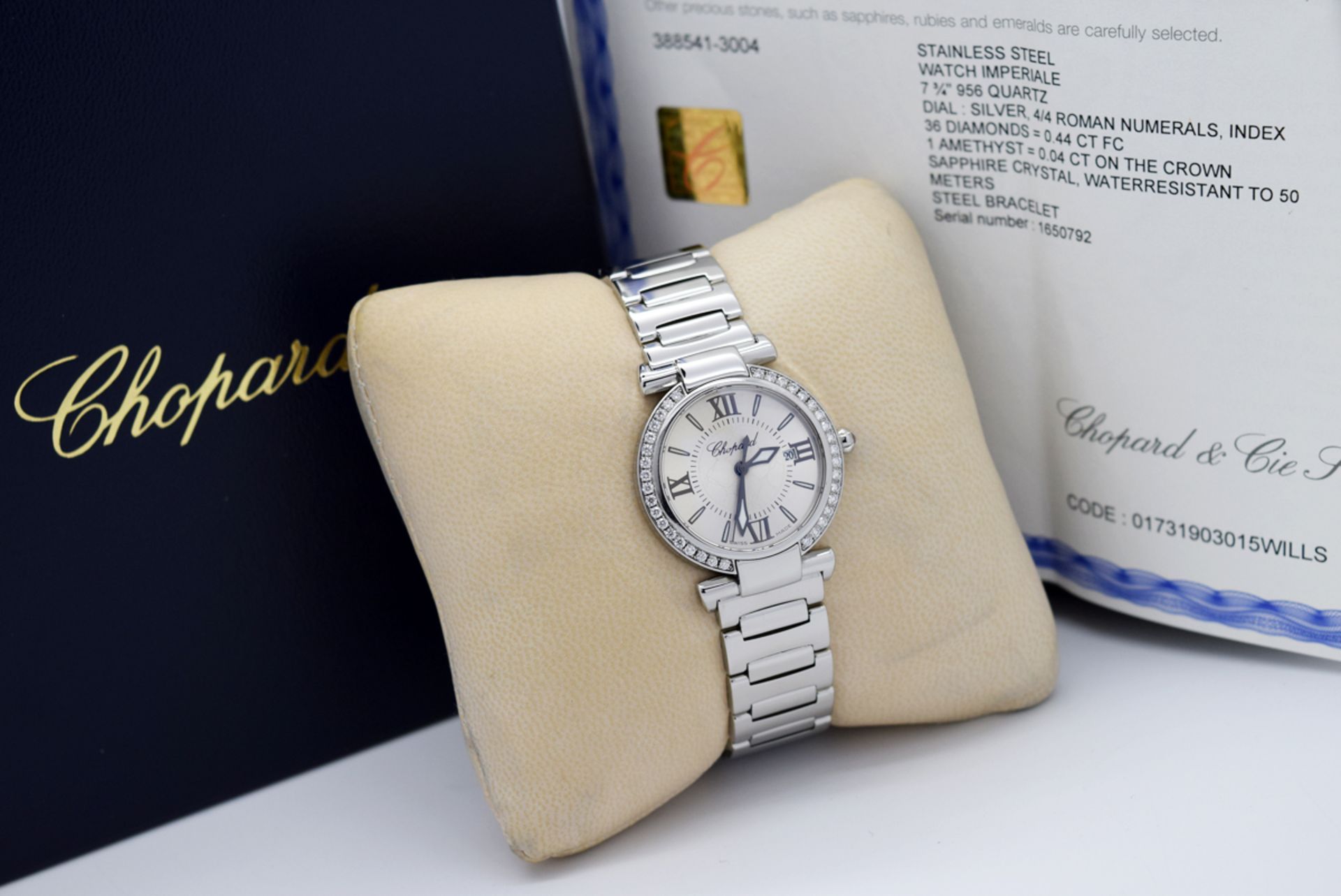 Chopard Diamond Imperiale 28mm - Ref. 388541-3004 (Diamond Bezel) - Image 12 of 12