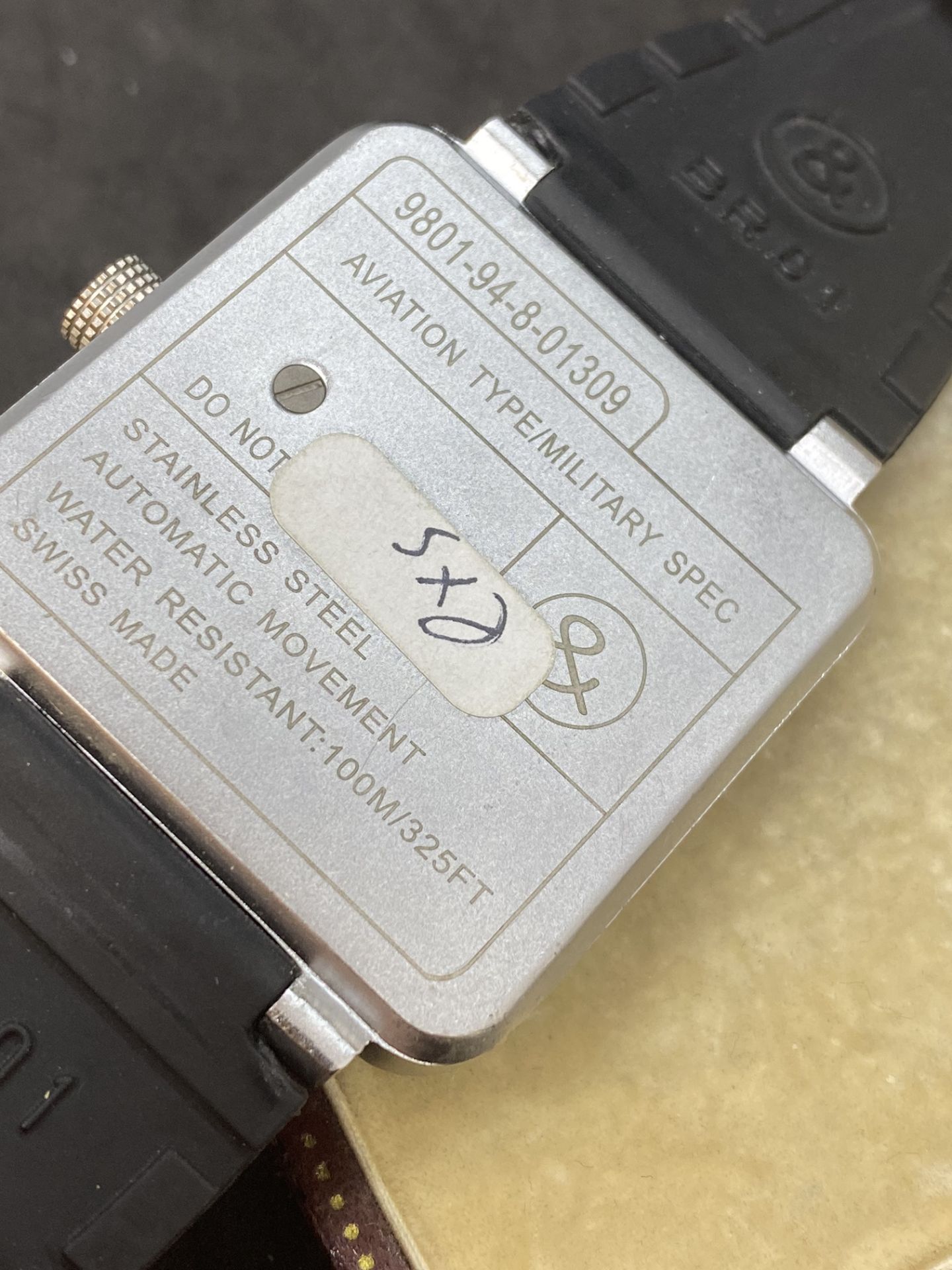 LARGE WATCH MARKED BELL & ROSS - Image 7 of 11