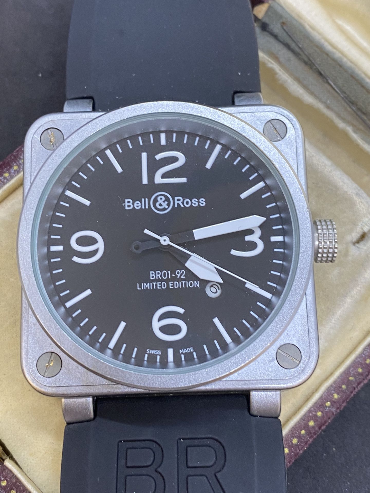 LARGE WATCH MARKED BELL & ROSS