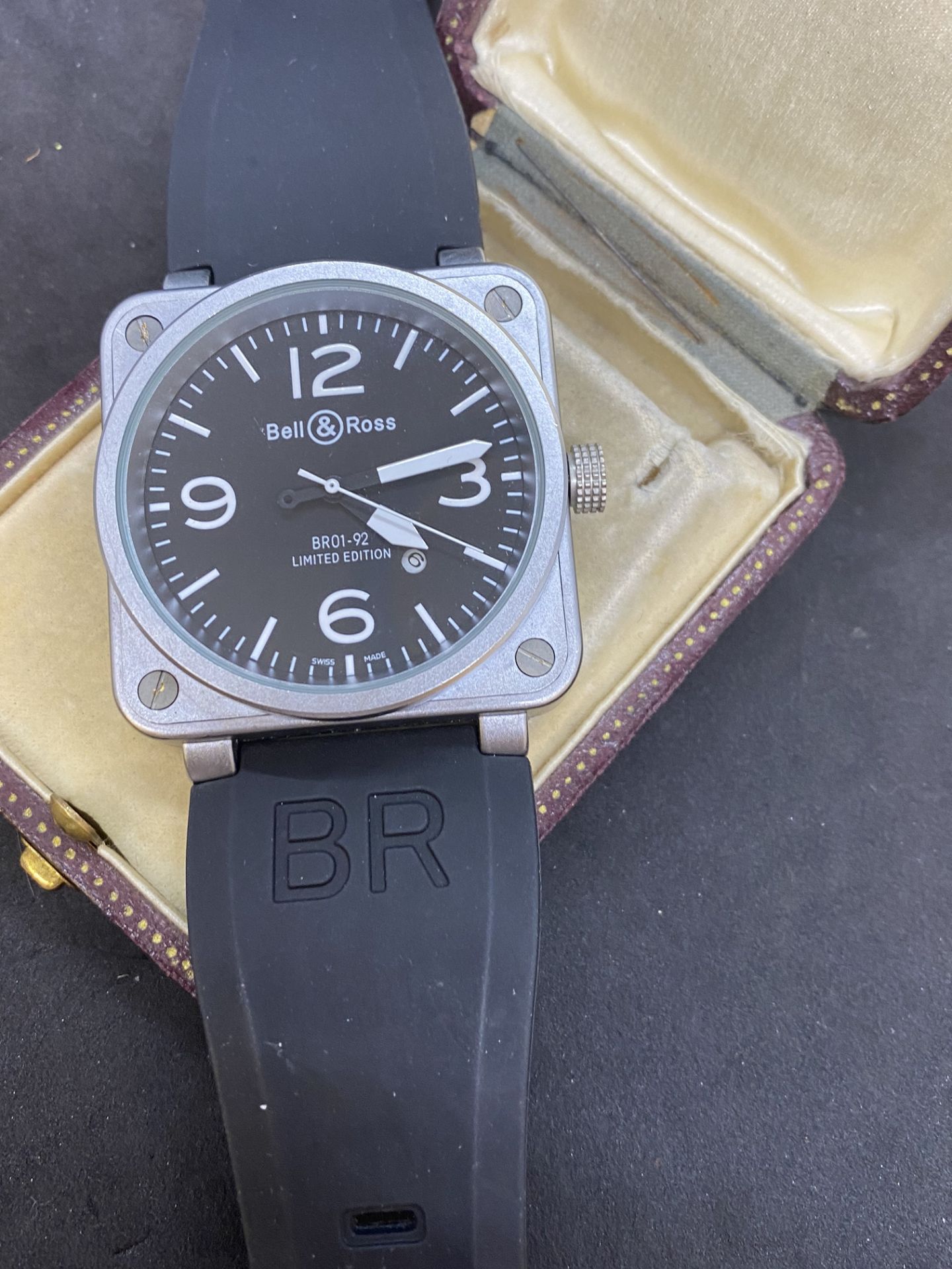 LARGE WATCH MARKED BELL & ROSS - Image 3 of 11