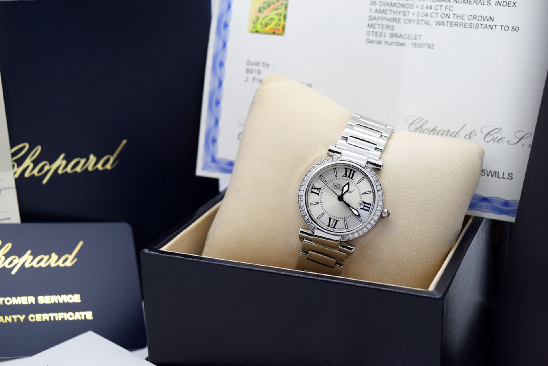 Chopard Diamond Imperiale 28mm - Ref. 388541-3004 (Diamond Bezel) - Image 5 of 12