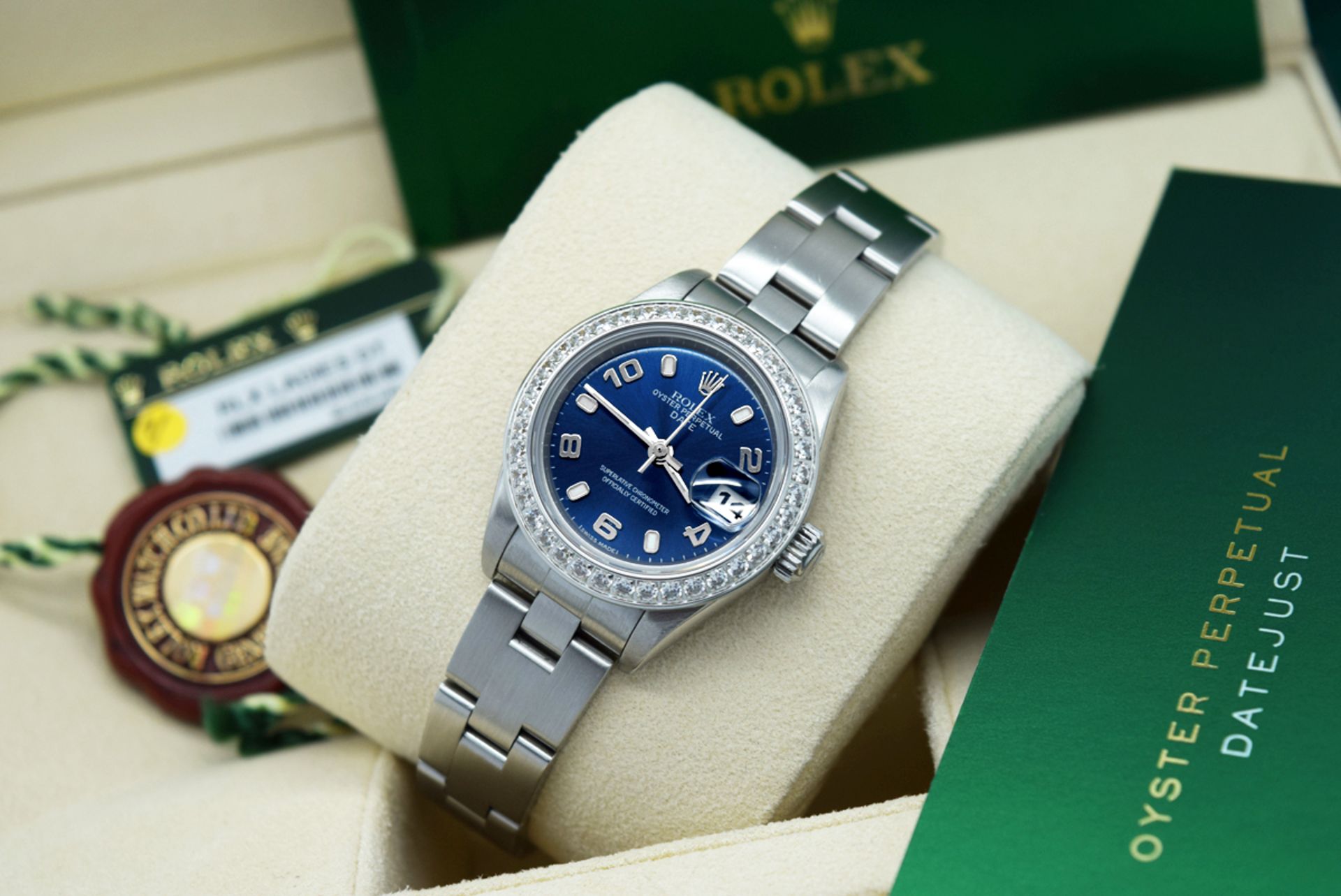 Rolex Datejust - Ladies 26mm - Stainless Steel with Navy Dial - Image 8 of 9