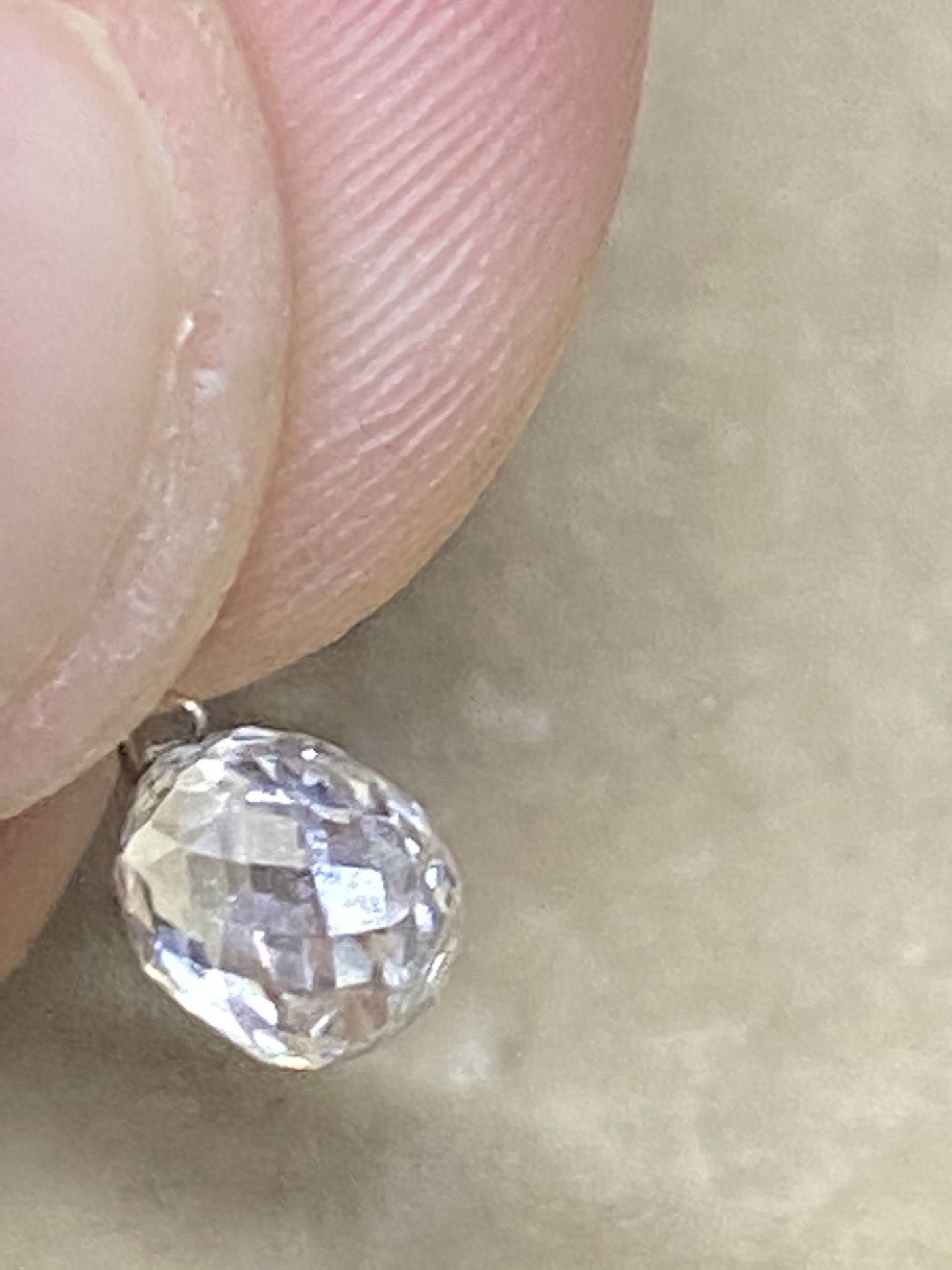 1.15ct BRIOLETTE CUT DIAMOND NECKLACE - 20" 18ct GOLD - Image 4 of 12