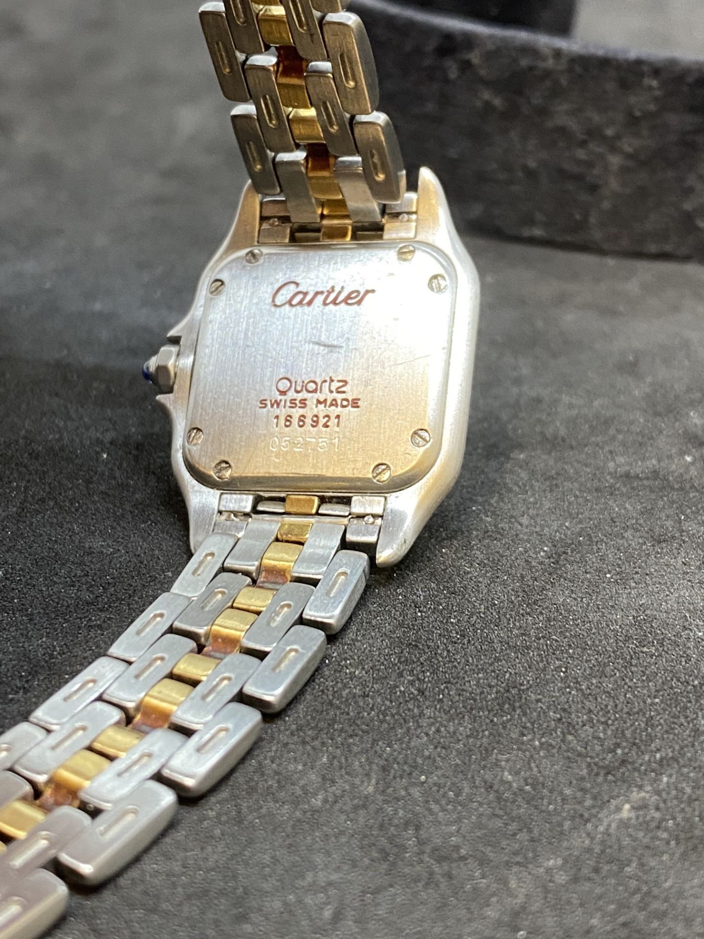 STEEL & GOLD CARTIER PANTHER WATCH - Image 10 of 10