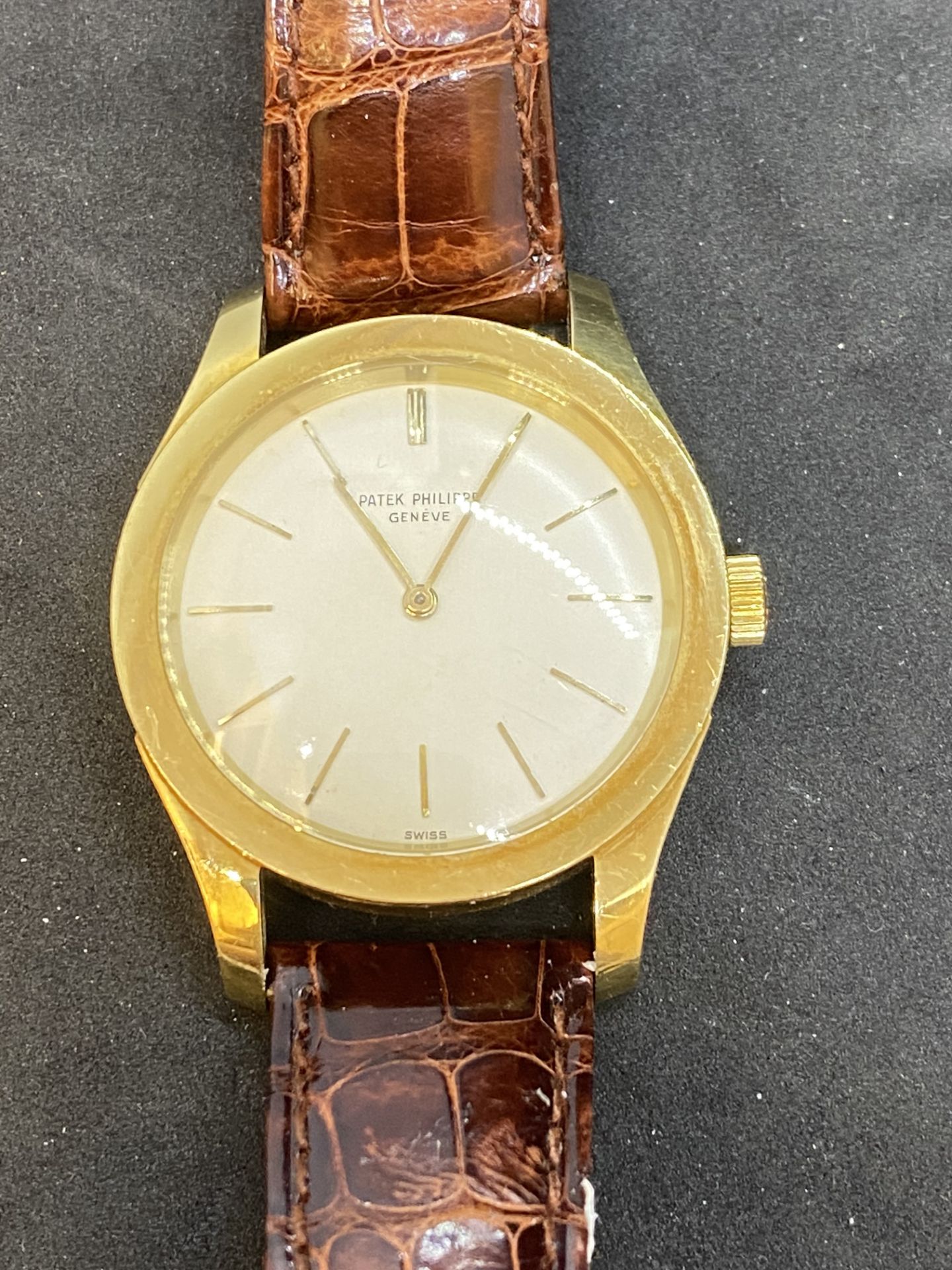 WATCH MARKED PATEK PHILIPPE 18ct GOLD WATCH