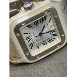 STAINLESS STEEL CARTIER SANTOS WATCH