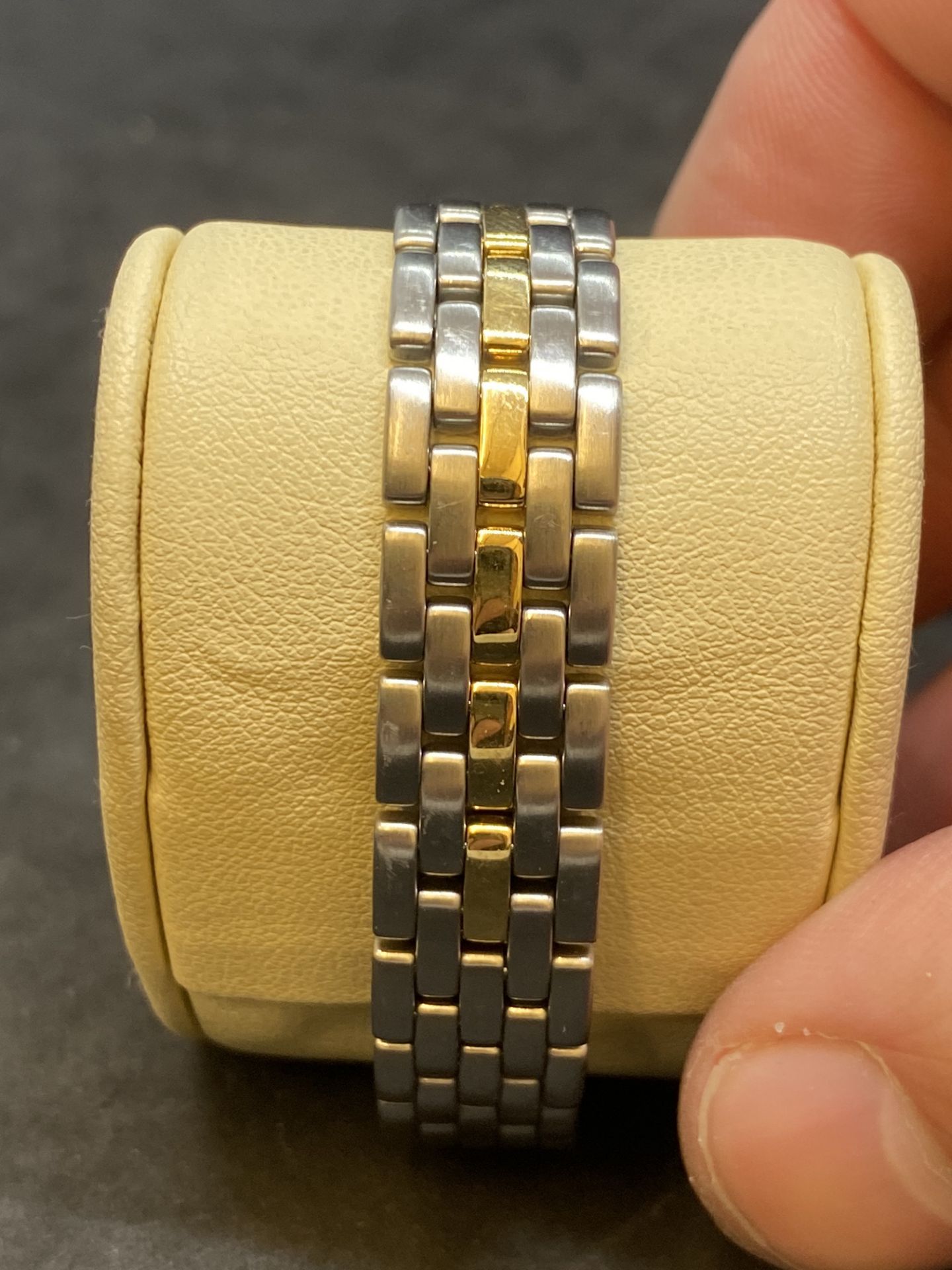 STEEL & GOLD CARTIER PANTHER WATCH - Image 8 of 10