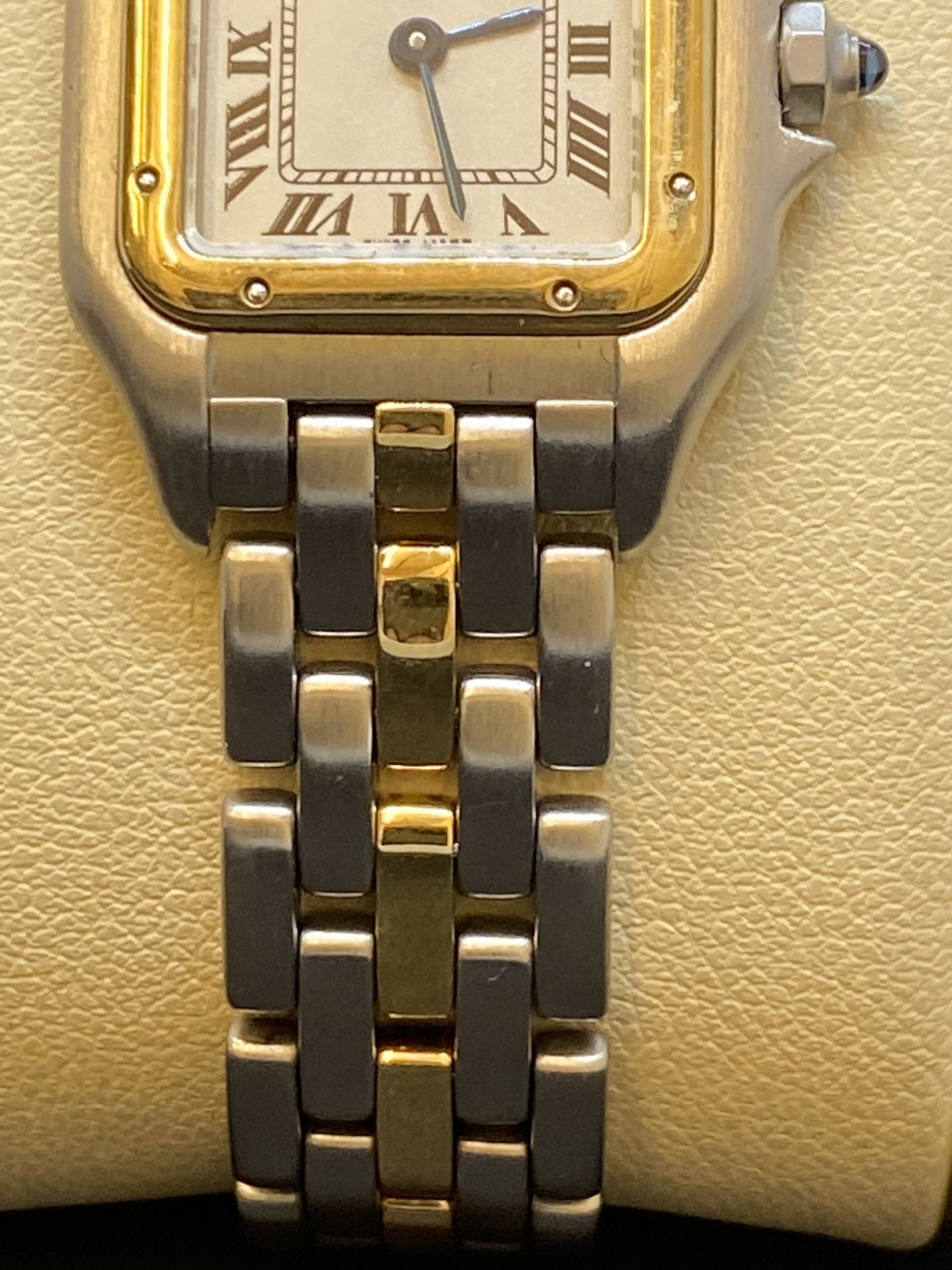 STEEL & GOLD CARTIER PANTHER WATCH - Image 3 of 10