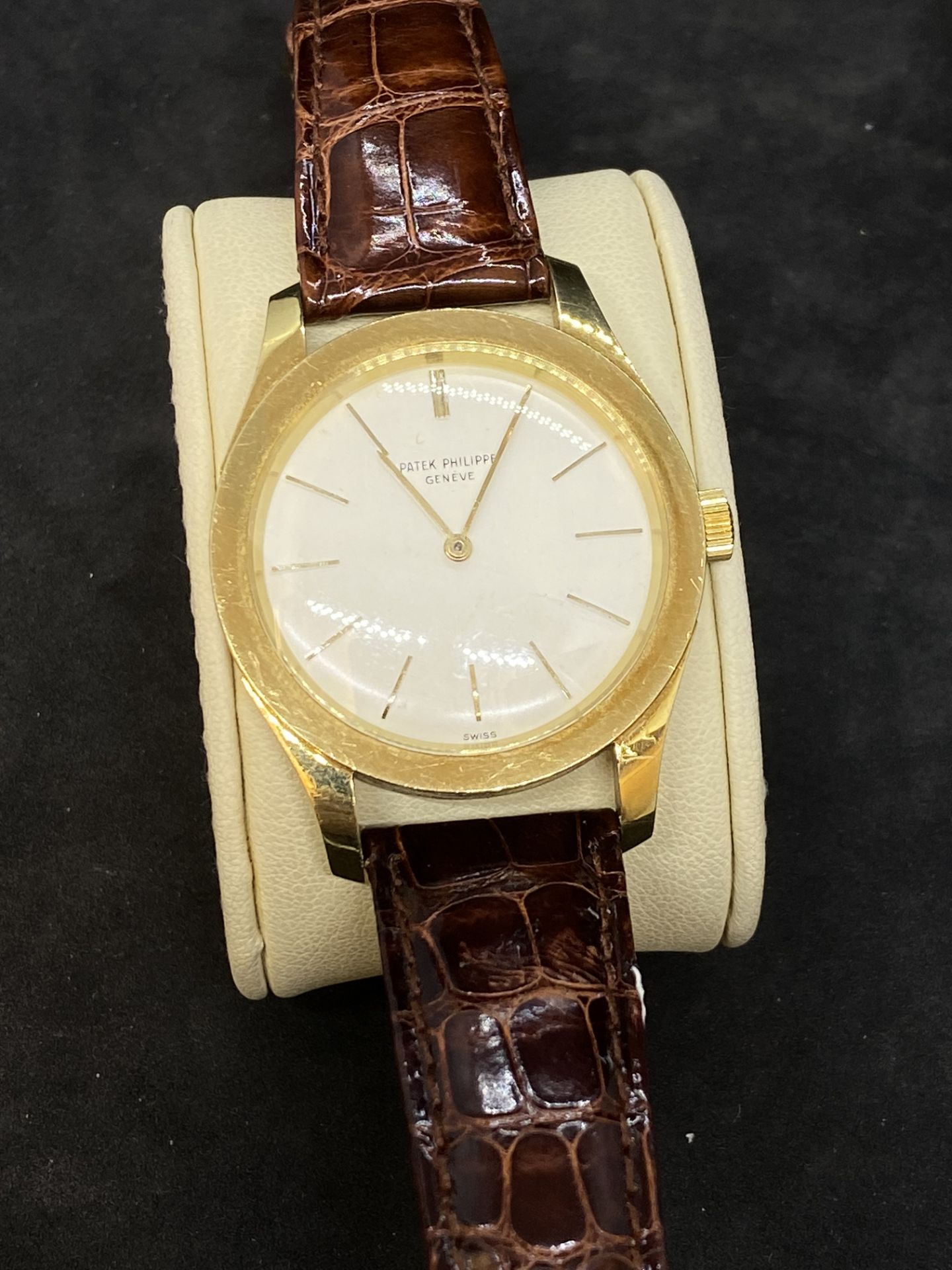 WATCH MARKED PATEK PHILIPPE 18ct GOLD WATCH - Image 8 of 11