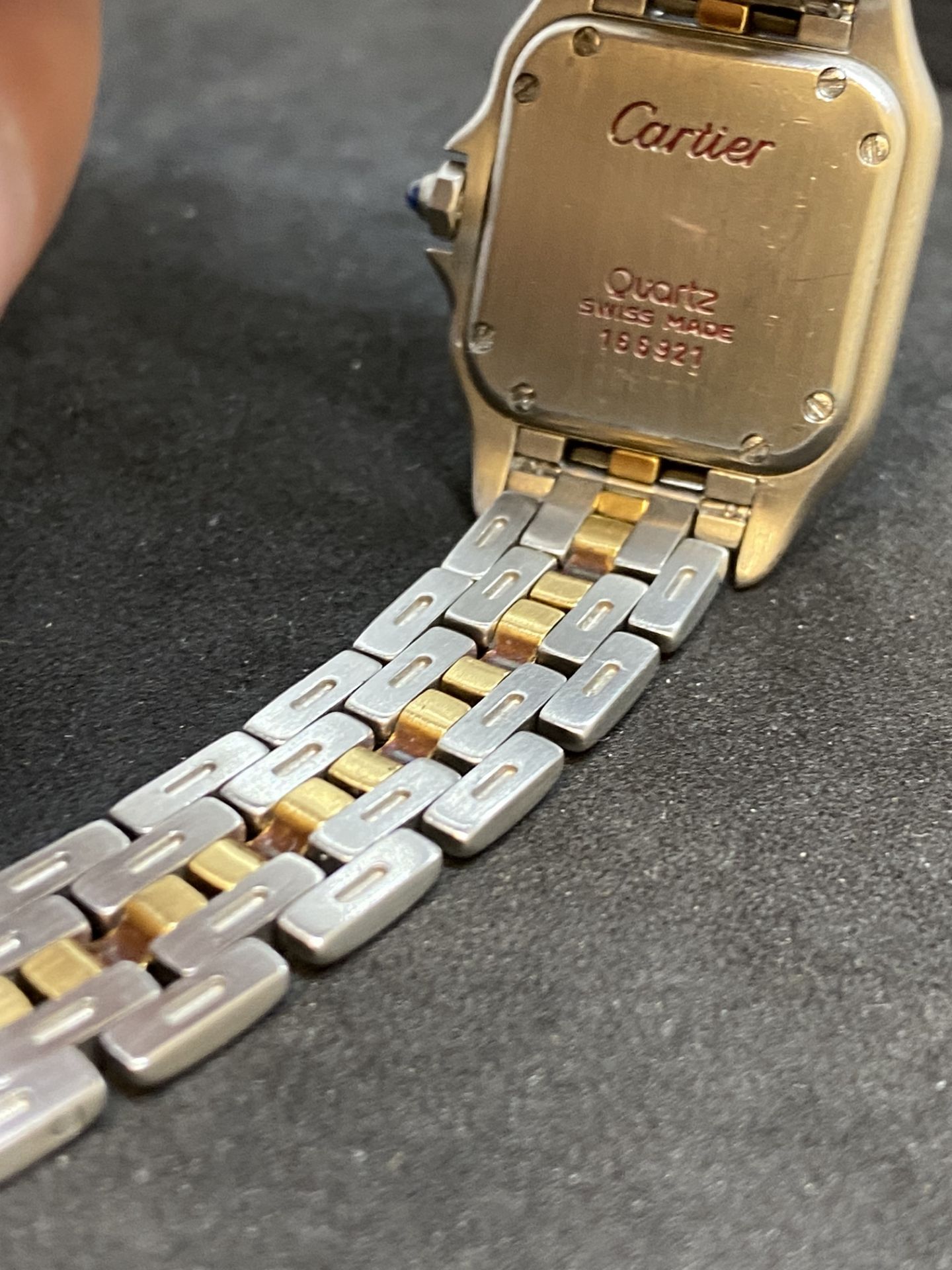 STEEL & GOLD CARTIER PANTHER WATCH - Image 9 of 10