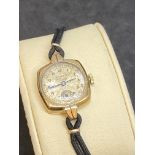 LADIES VINTAGE 9ct GOLD WATCH