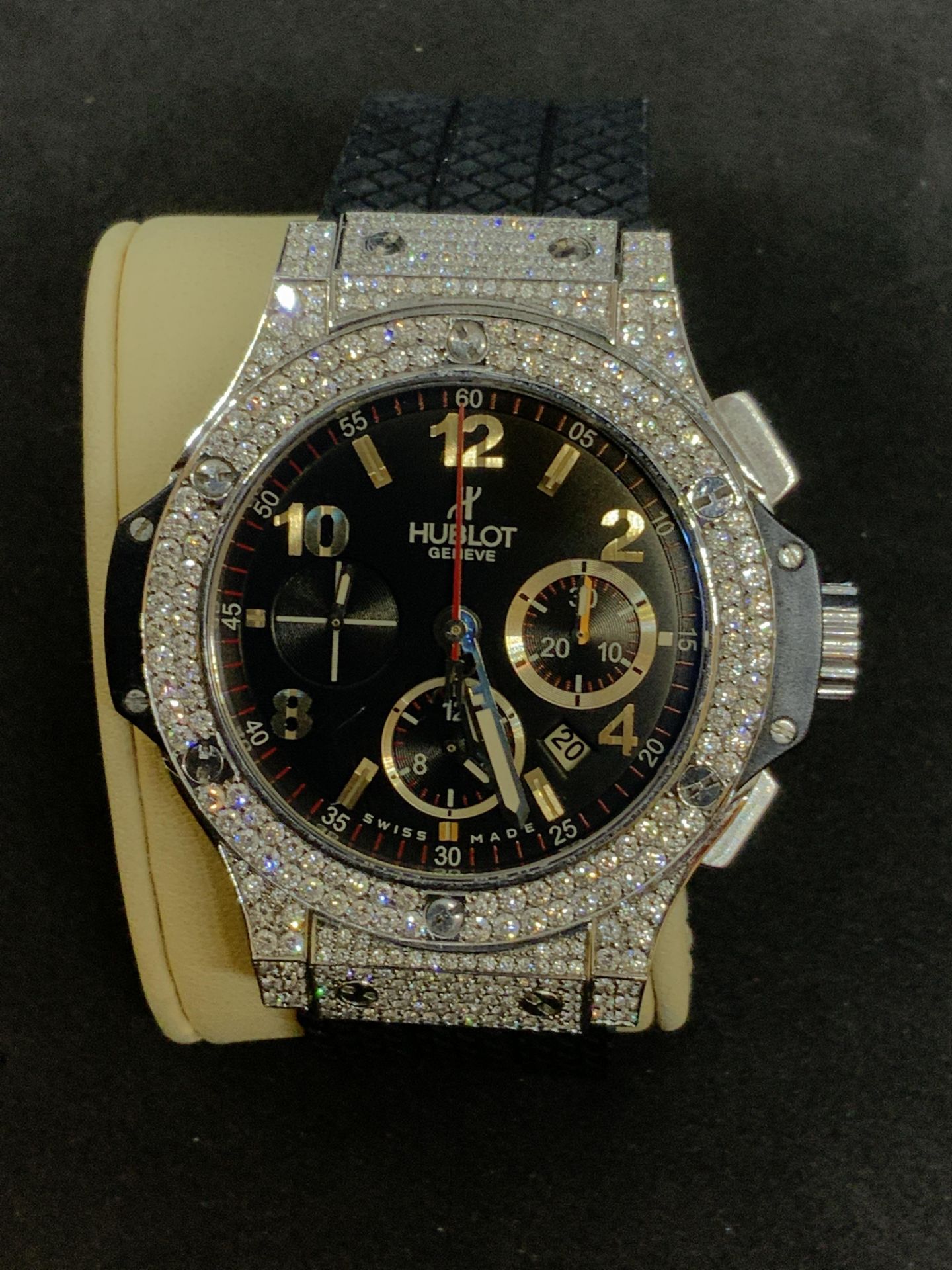 DIAMOND SET WATCH MARKED HUBLOT - Image 2 of 10