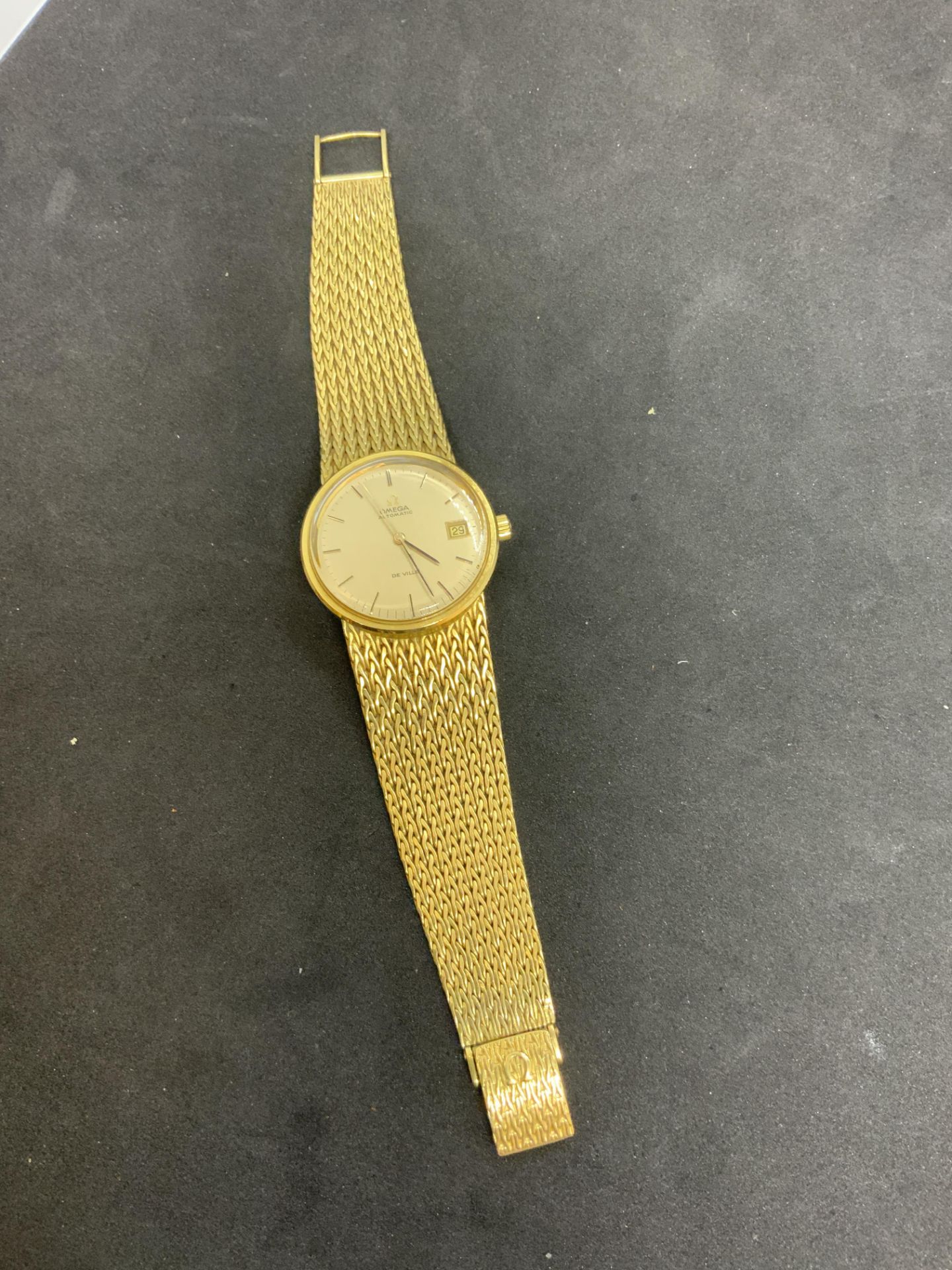 18ct GOLD OMEGA DE VILLE AUTOMATIC WATCH - 99 GRAMS - Image 7 of 8