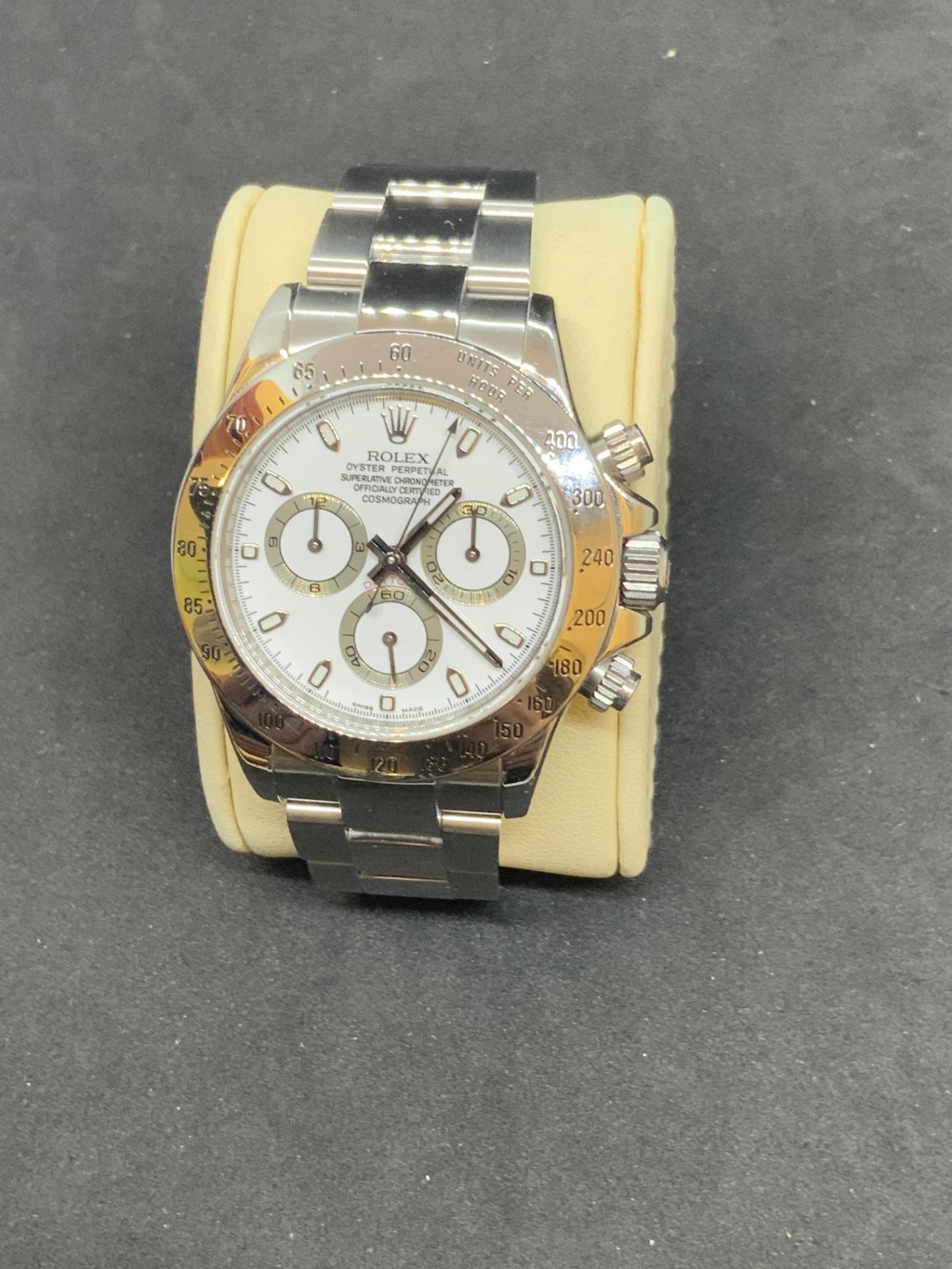 2008 ROLEX DAYTONA S/STEEL WITH ROLEX PAPERS 116520 - WHITE DIAL - Image 11 of 11