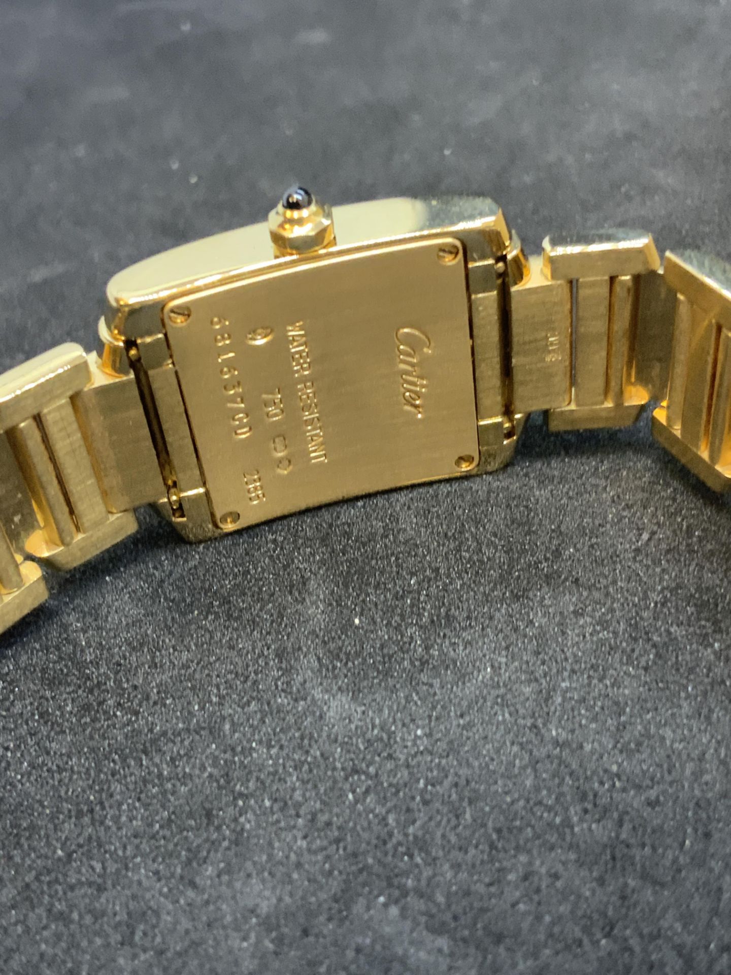 CARTIER 2385 18ct GOLD TANK FRANCAISE WATCH - Image 3 of 8