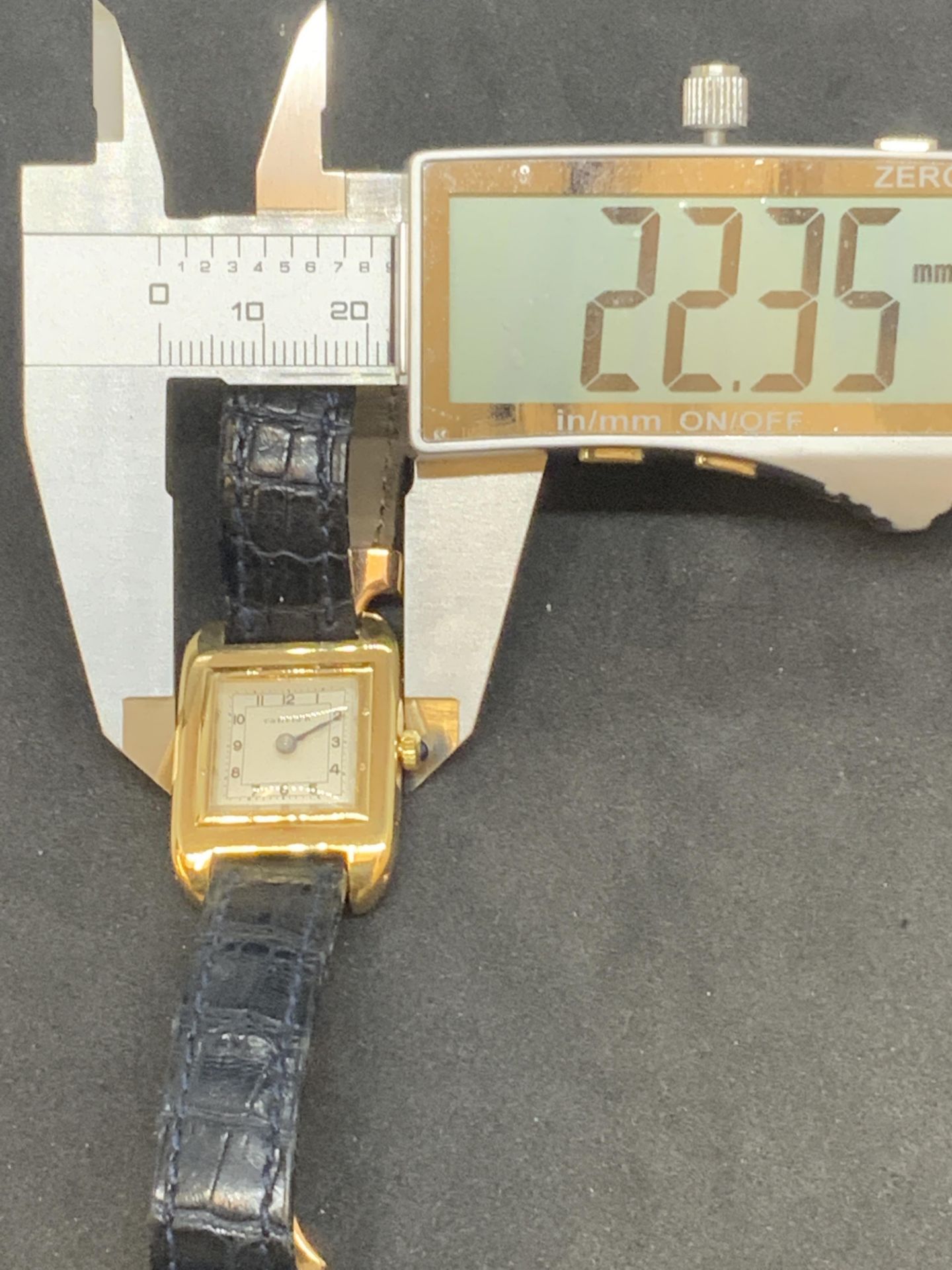 VINTAGE CARTIER 18ct GOLD WATCH - EARLY SANTOS? - Image 9 of 9