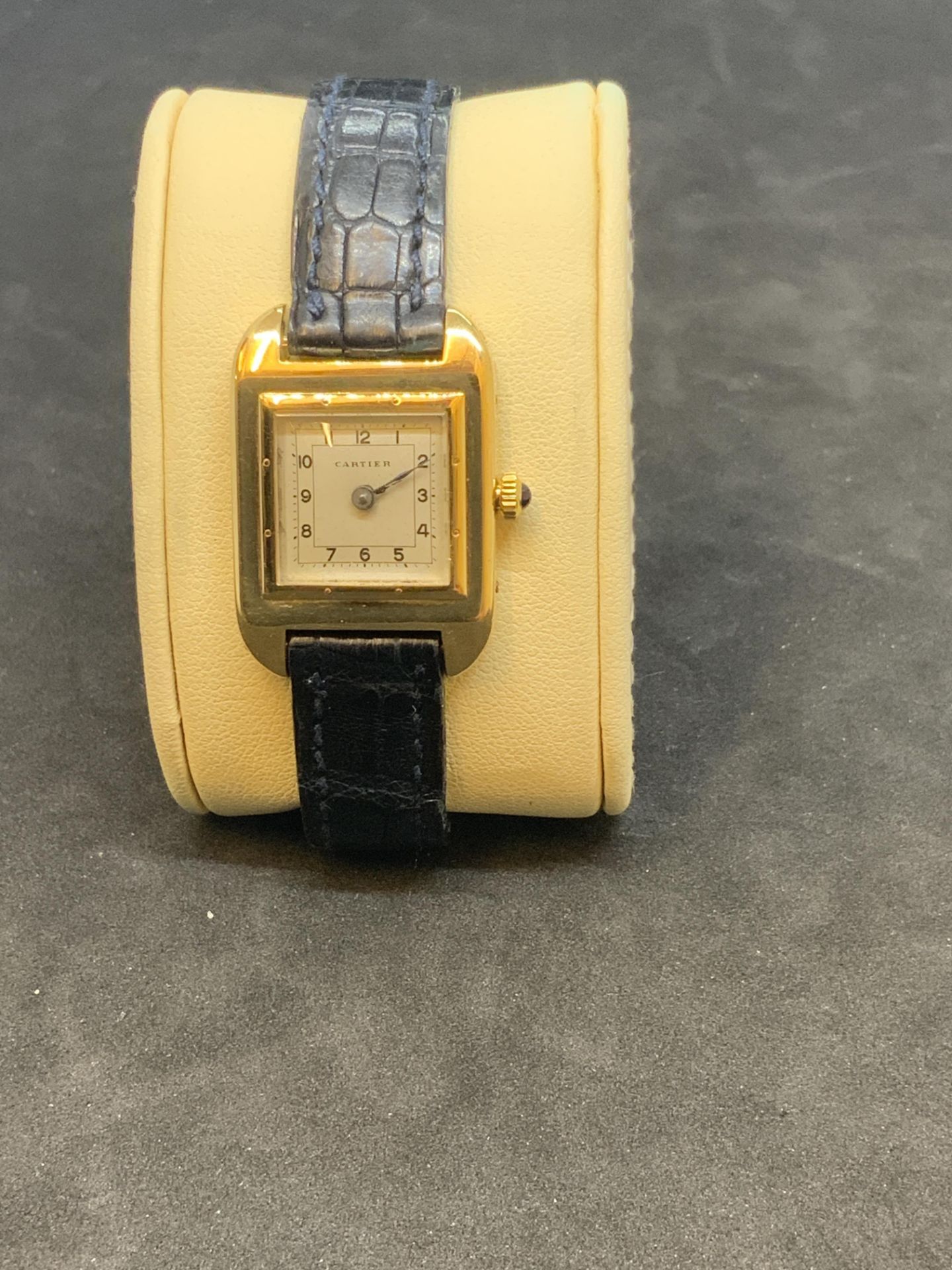 VINTAGE CARTIER 18ct GOLD WATCH - EARLY SANTOS? - Image 3 of 9