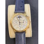 Jaeger-LeCoultre Odysseus Chronograph Moonphase 165.7.3 18k Yellow Gold - 34mm