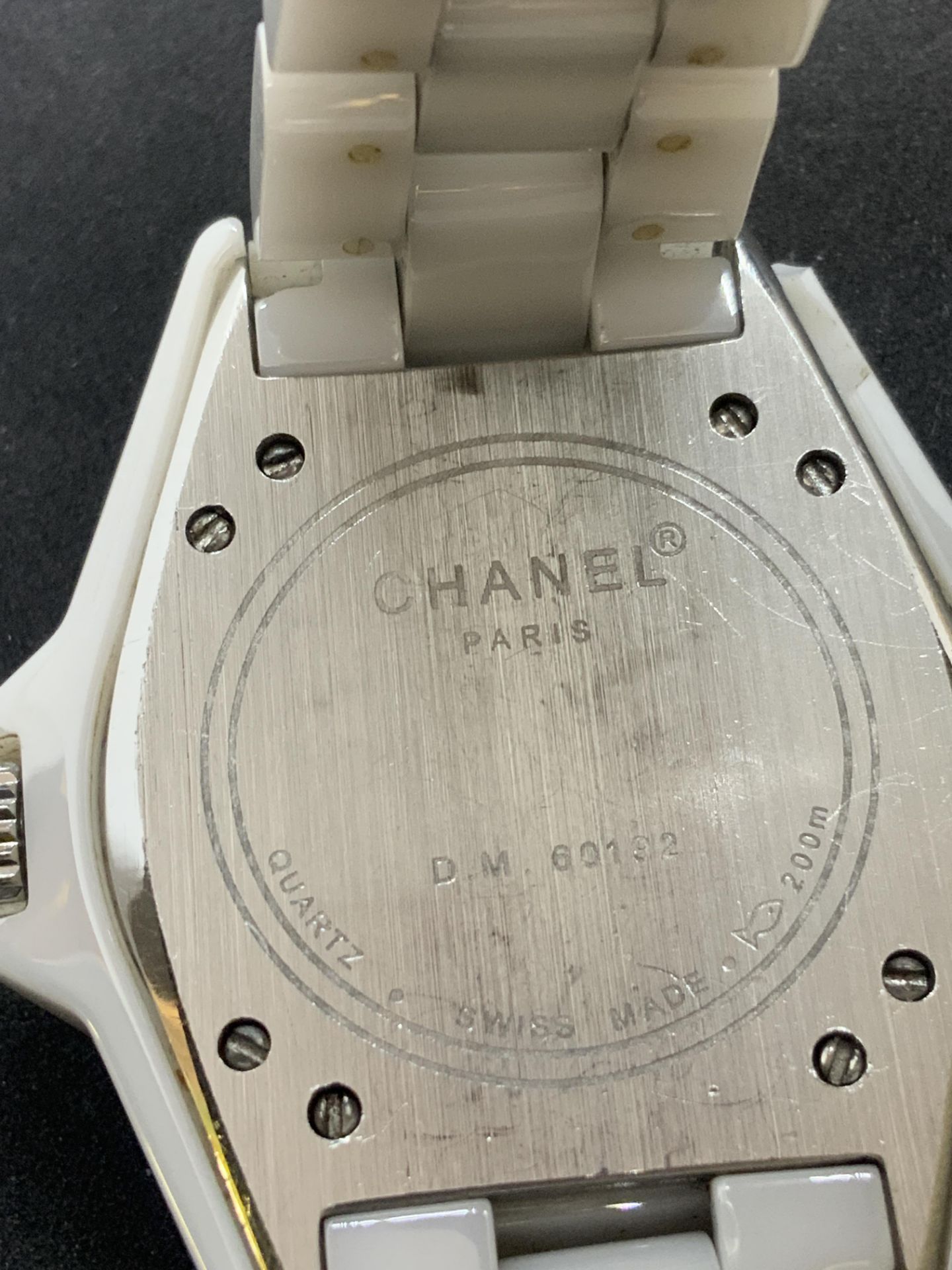 CHANEL DIAMOND & RUBY CERAMIC WATCH - 39mm - Image 5 of 6