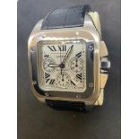 Cartier Santos 100XL Automatic Chronograph 2740 Watch