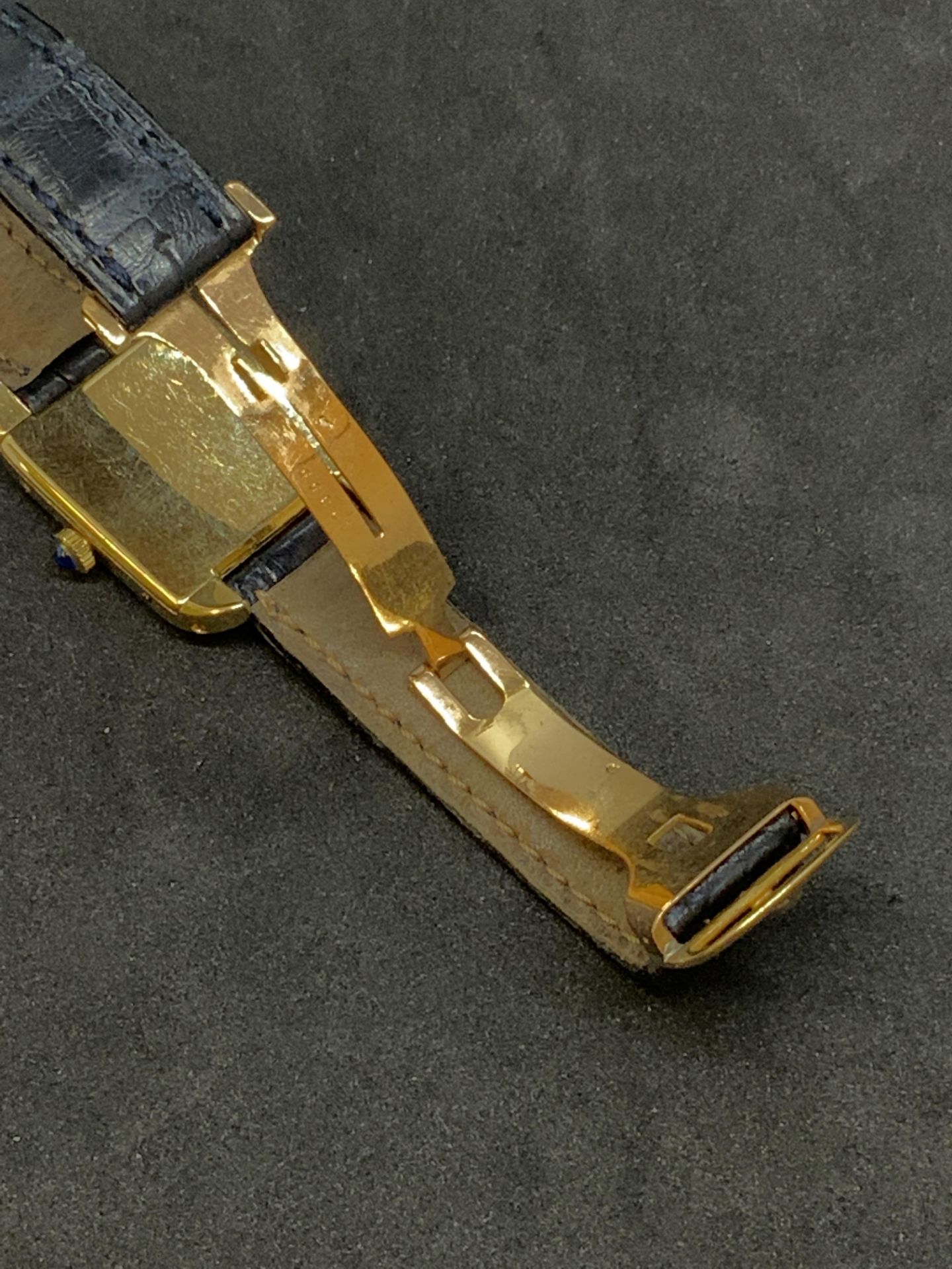 VINTAGE CARTIER 18ct GOLD WATCH - EARLY SANTOS? - Image 6 of 9