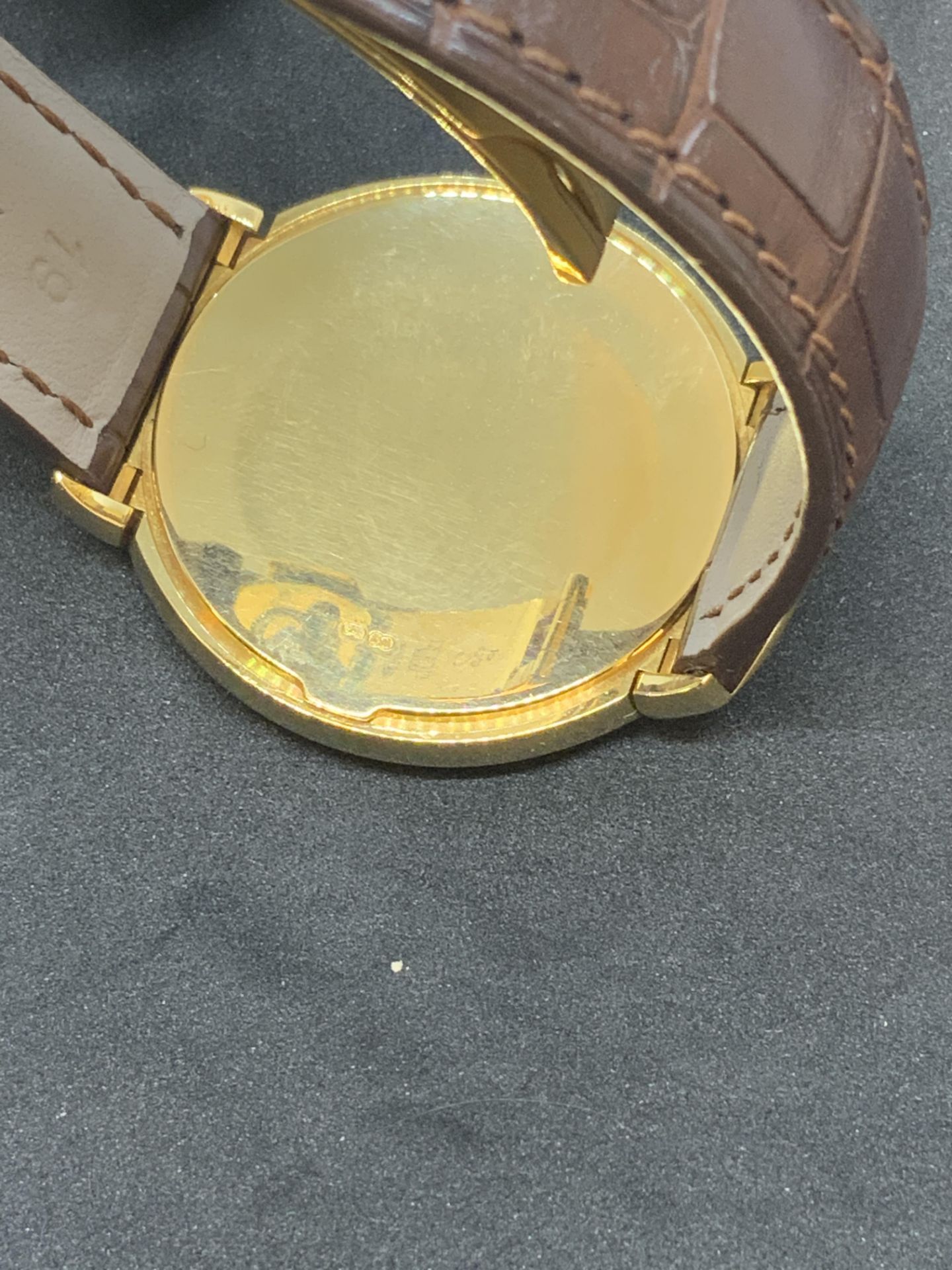 Rolex Cellini Quartz 37mm, White Roman Dial - Yellow Gold on Strap - 1993 - Image 6 of 11