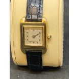VINTAGE CARTIER 18ct GOLD WATCH - EARLY SANTOS?