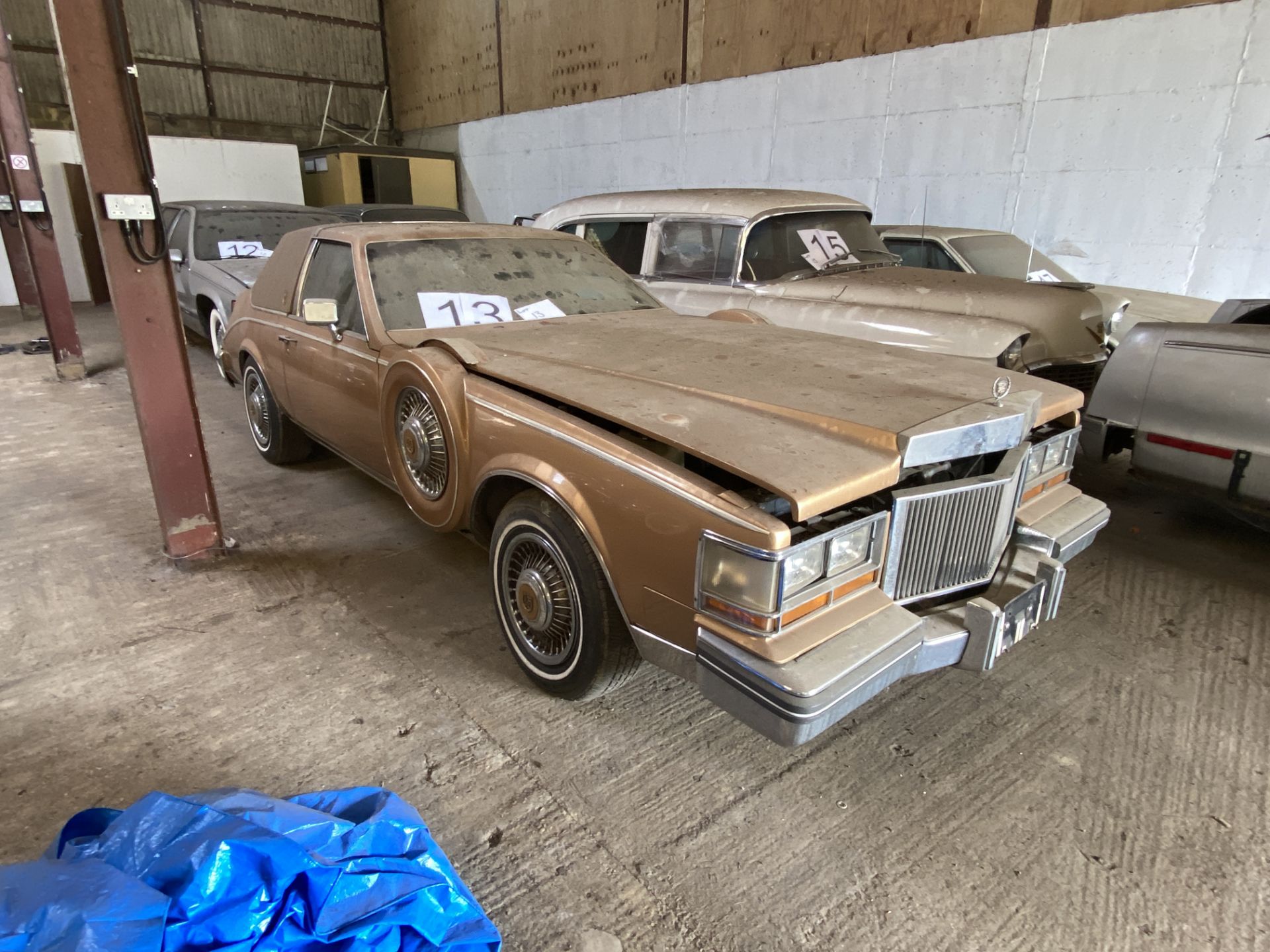 APP 1982 CADILLAC SEVILLE 2 DOOR CONVERTIBLE CONVERSION IN GOLD + KEYS - UK REGISTERED - REG: 14 CAD - Image 8 of 9