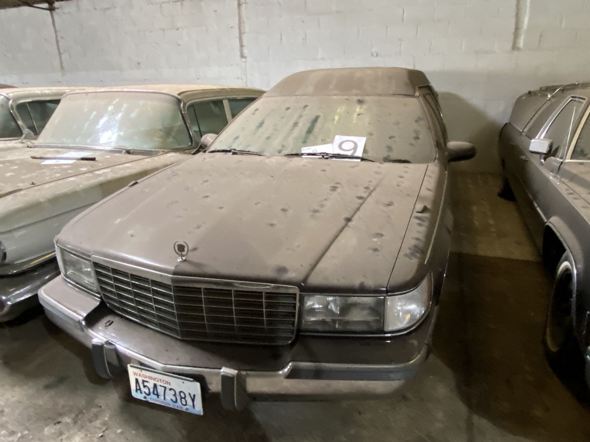 CADILLAC HEARSE SUPERIOR HEARSE IN MAROON WITH KEYS