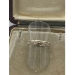 9ct GOLD DIAMOND SET RING