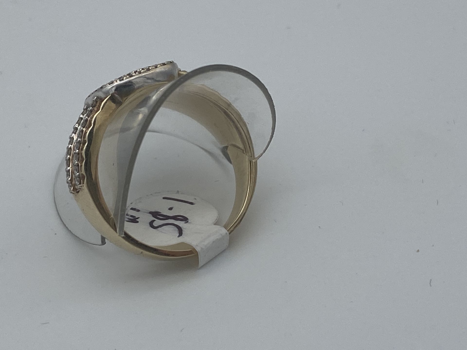 GENTS 9ct GOLD 1.15ct DIAMOND RING - Image 2 of 3