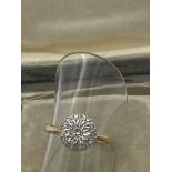 18ct GOLD DIAMOND SET RING